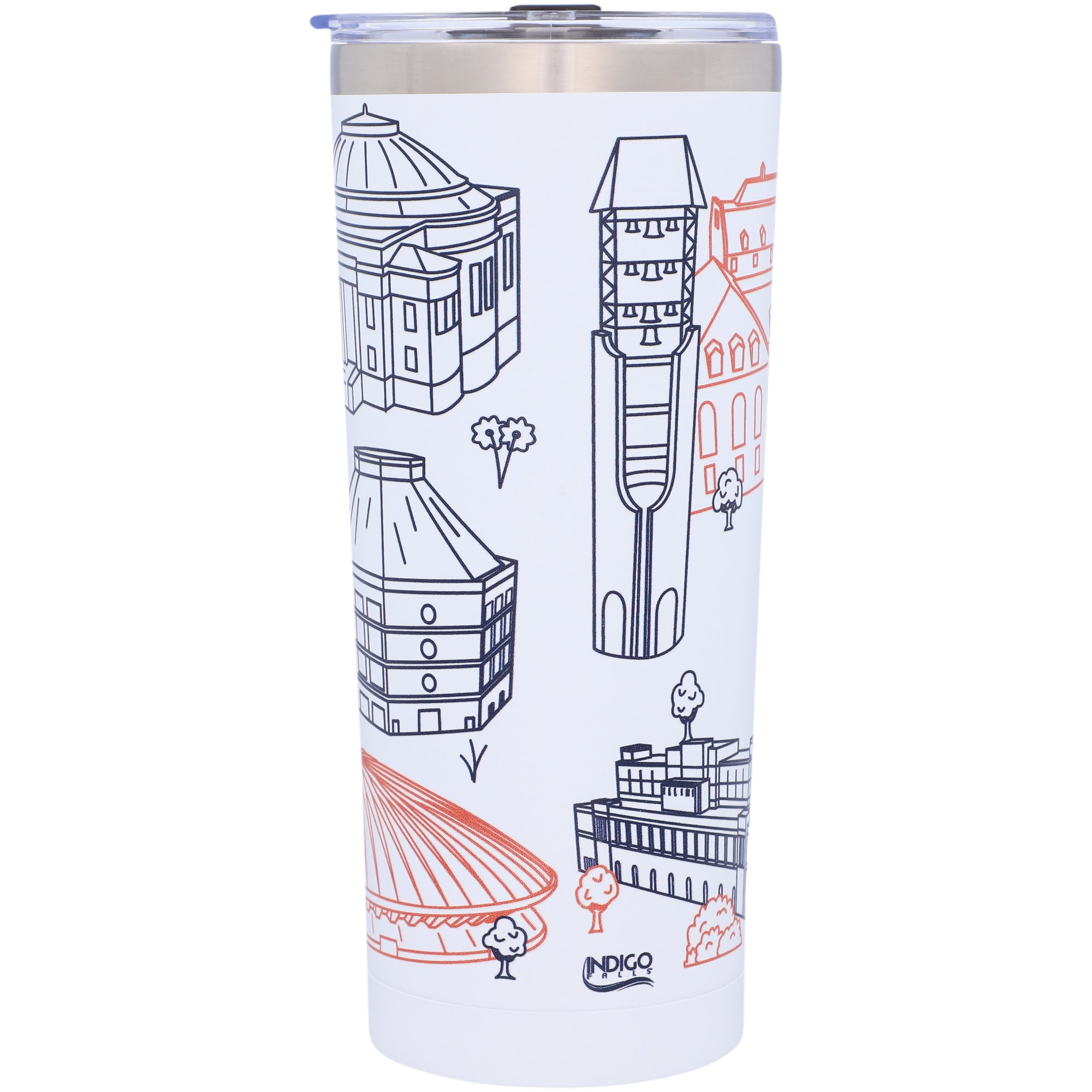 Gobelet Campus 24 oz des Fighting Illini de l'Illinois