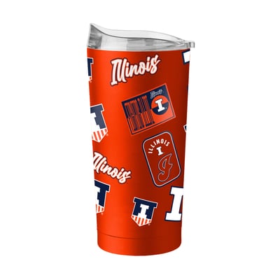 Gobelet isotherme Dreamweave de 59 cl (20 oz) avec logo des Fighting Illini de l'Illinois