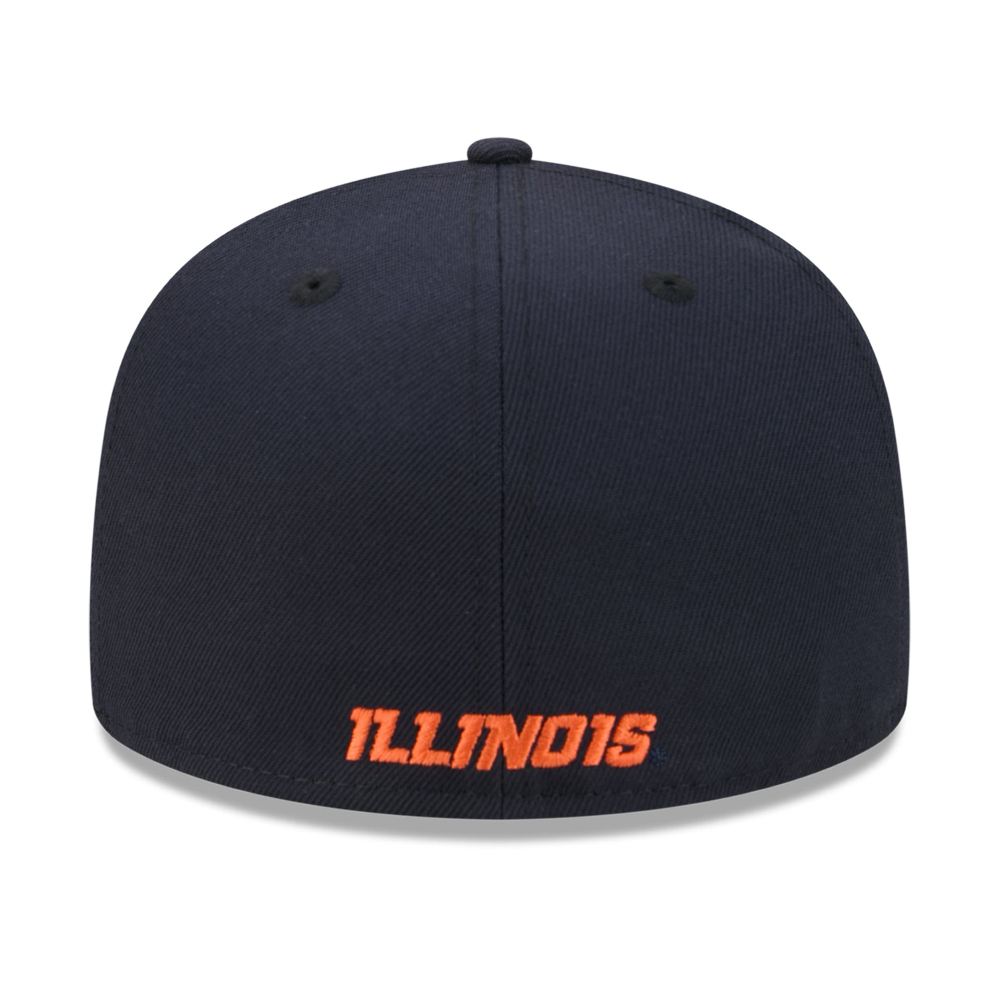 Casquette ajustée New Era Illinois Fighting Illini Core 59FIFTY bleu marine pour homme