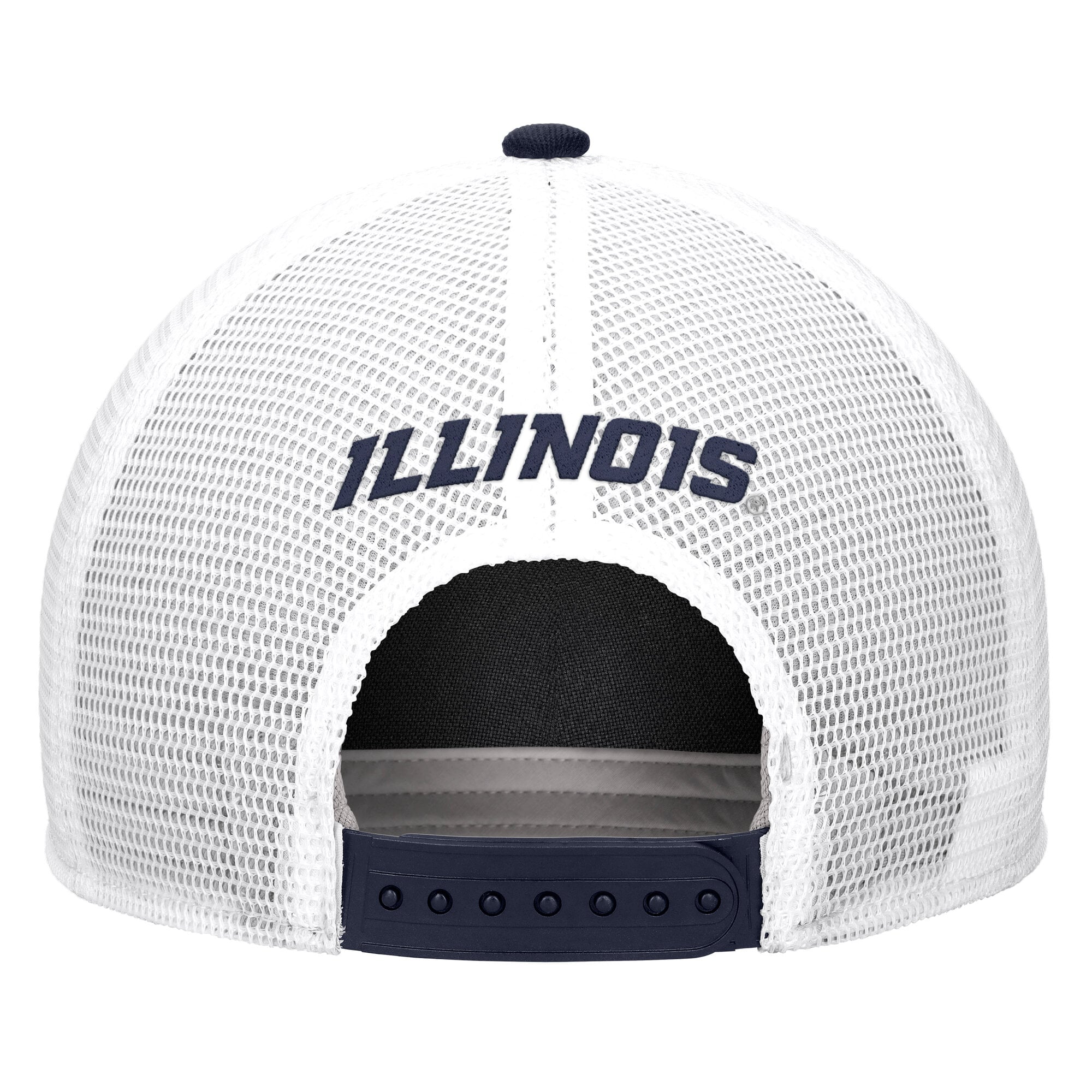 Men's Nike Navy Illinois Fighting Illini 2026 On-Field Rope Adjustable Trucker Hat