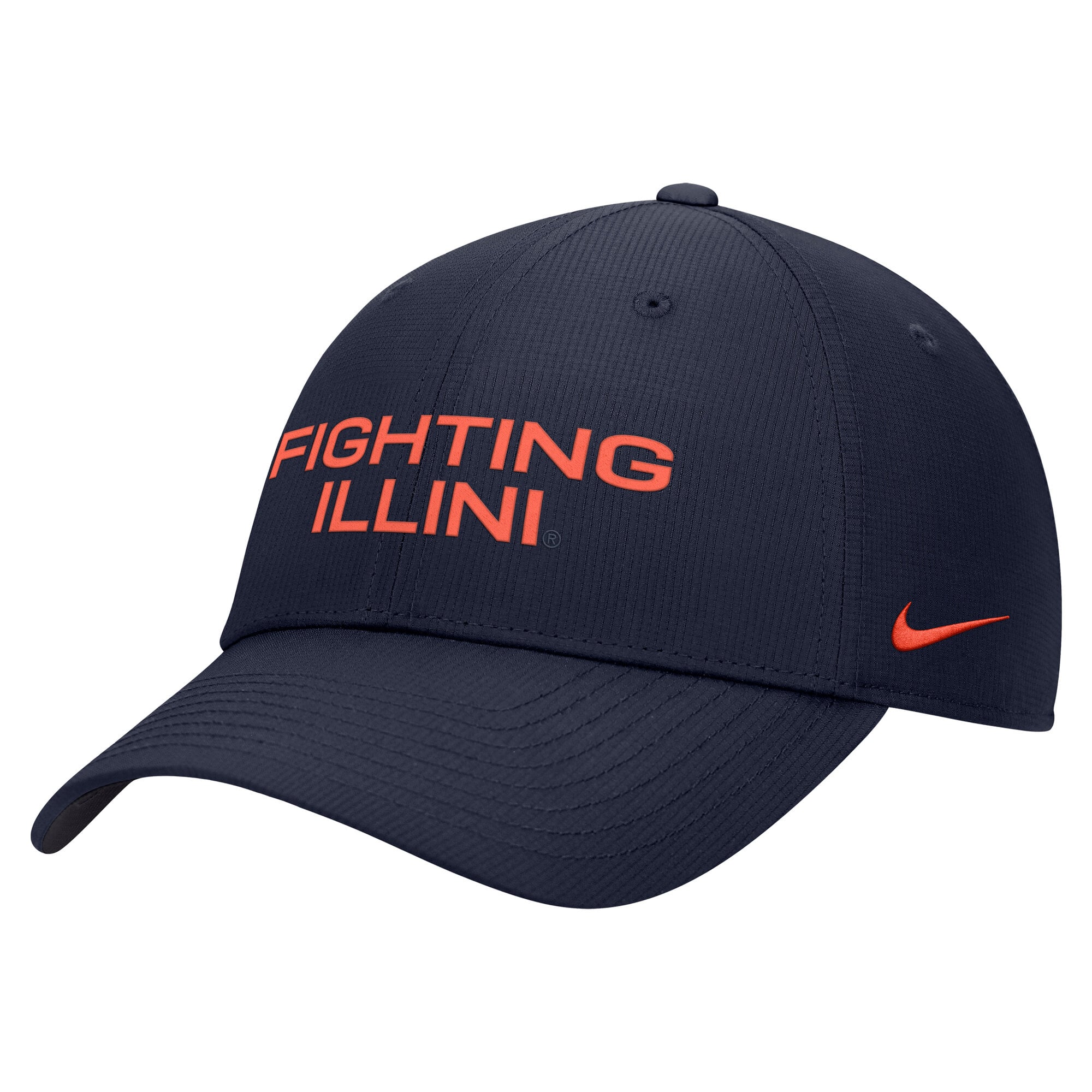 Men's Nike Navy Illinois Fighting Illini 2026 Sideline Ripstop Dri-FIT Adjustable Hat