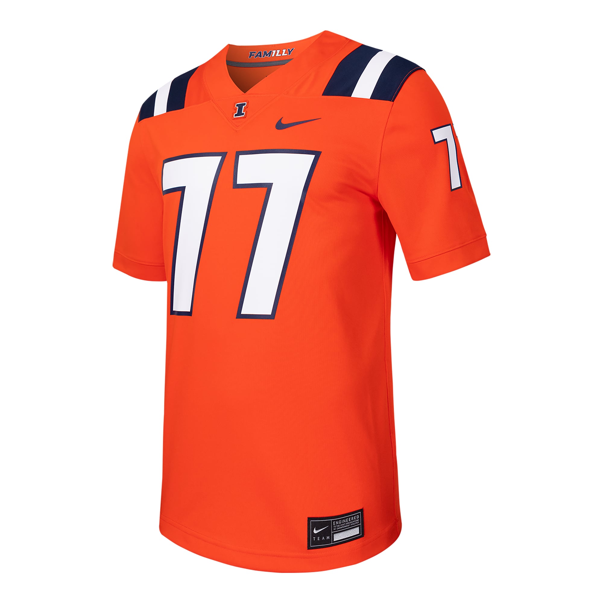Maillot de football réplique Nike orange Illinois Fighting Illini pour homme