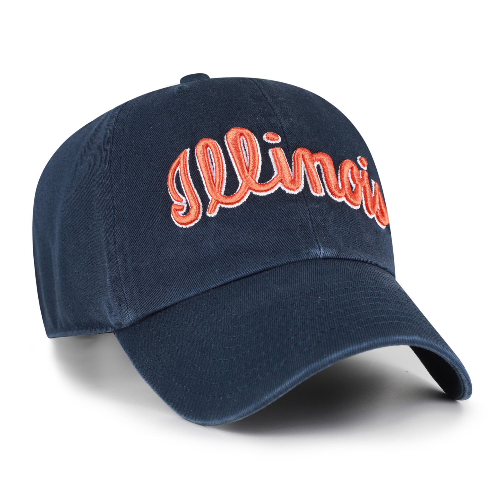 Unisex '47 Illinois Fighting Illini Navy Clean Up Adjustable Hat