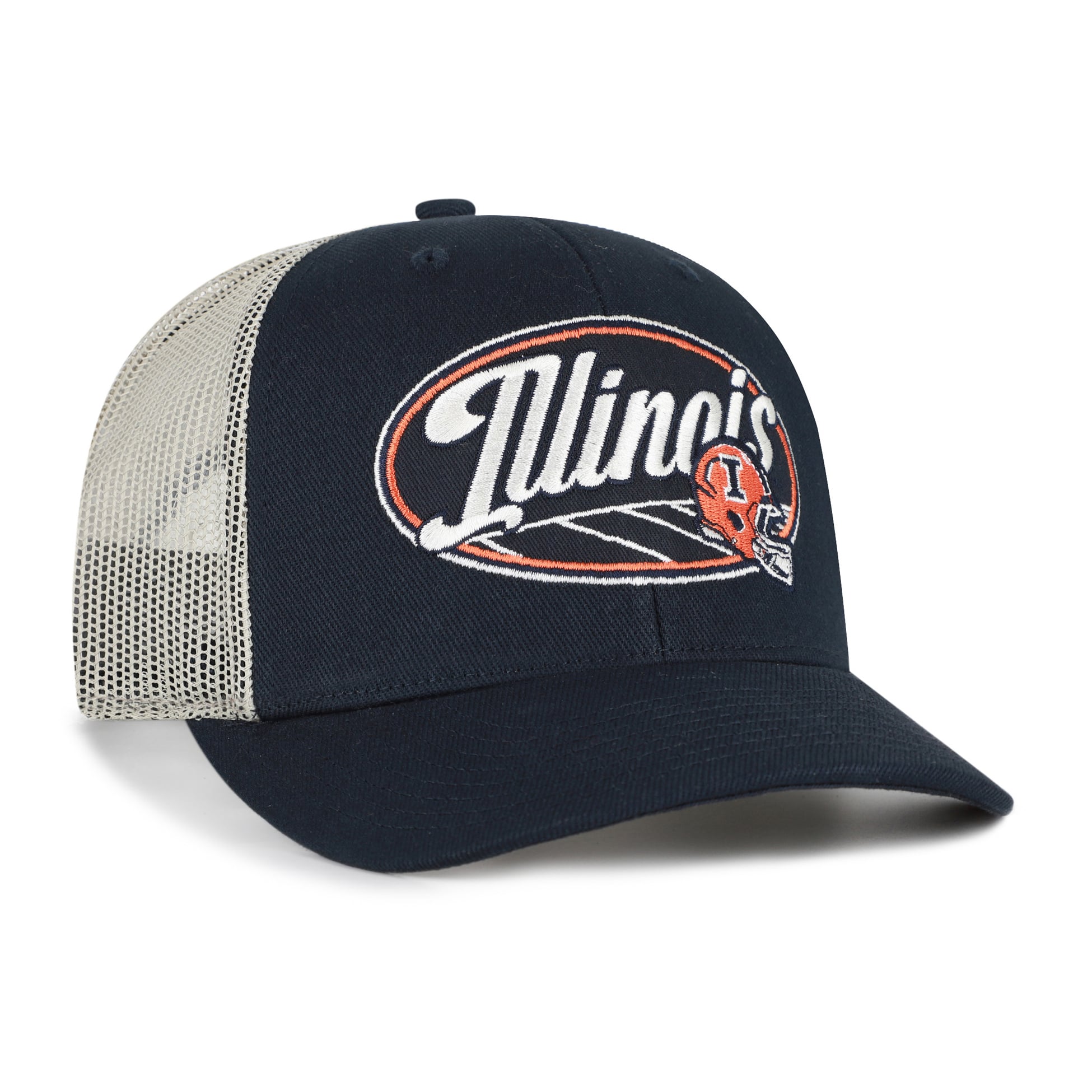 Unisex '47 Navy Illinois Fighting Illini Enfield Adjustable Trucker Hat