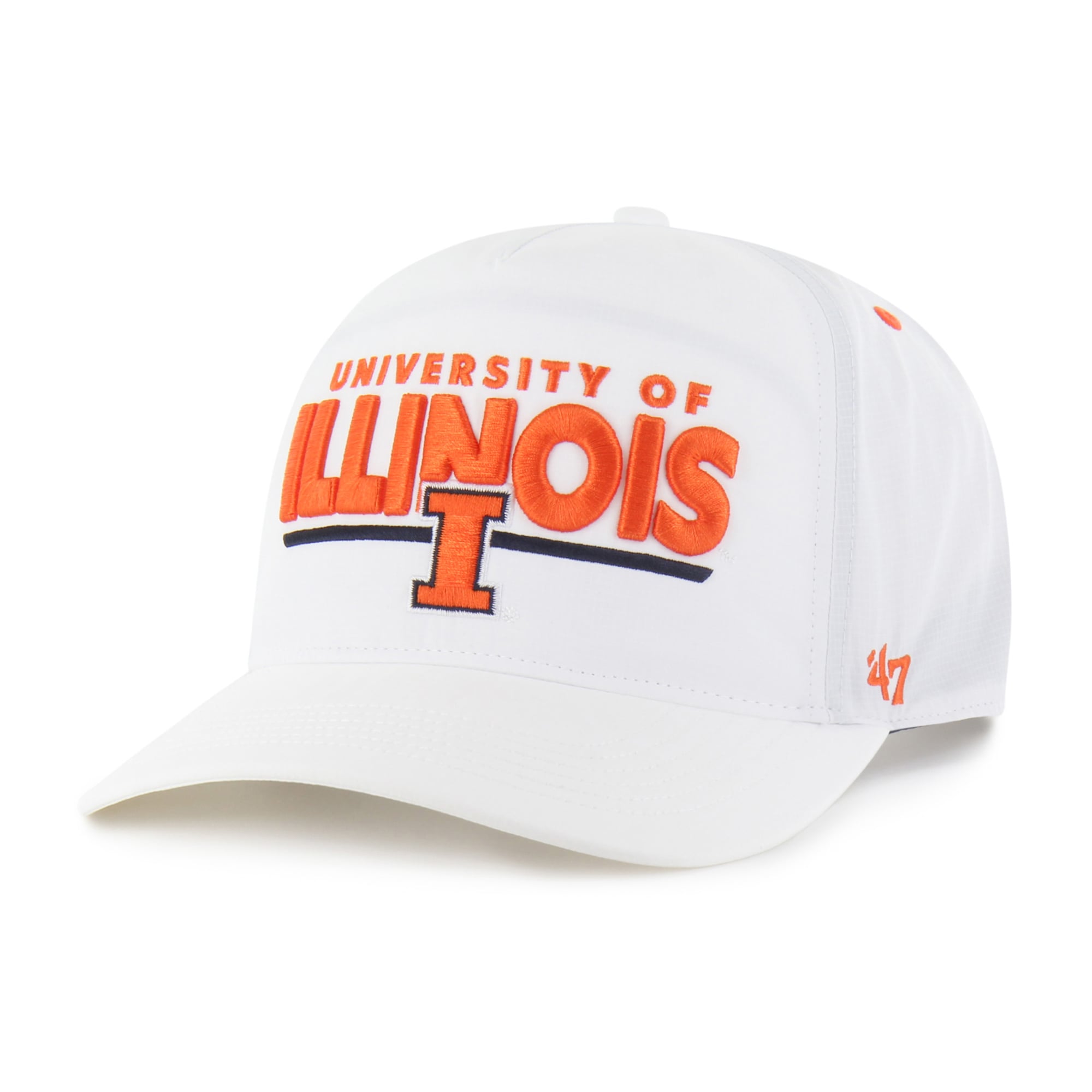 Unisex '47 White Illinois Fighting Illini brrr° Expressway Hitch Adjustable Hat