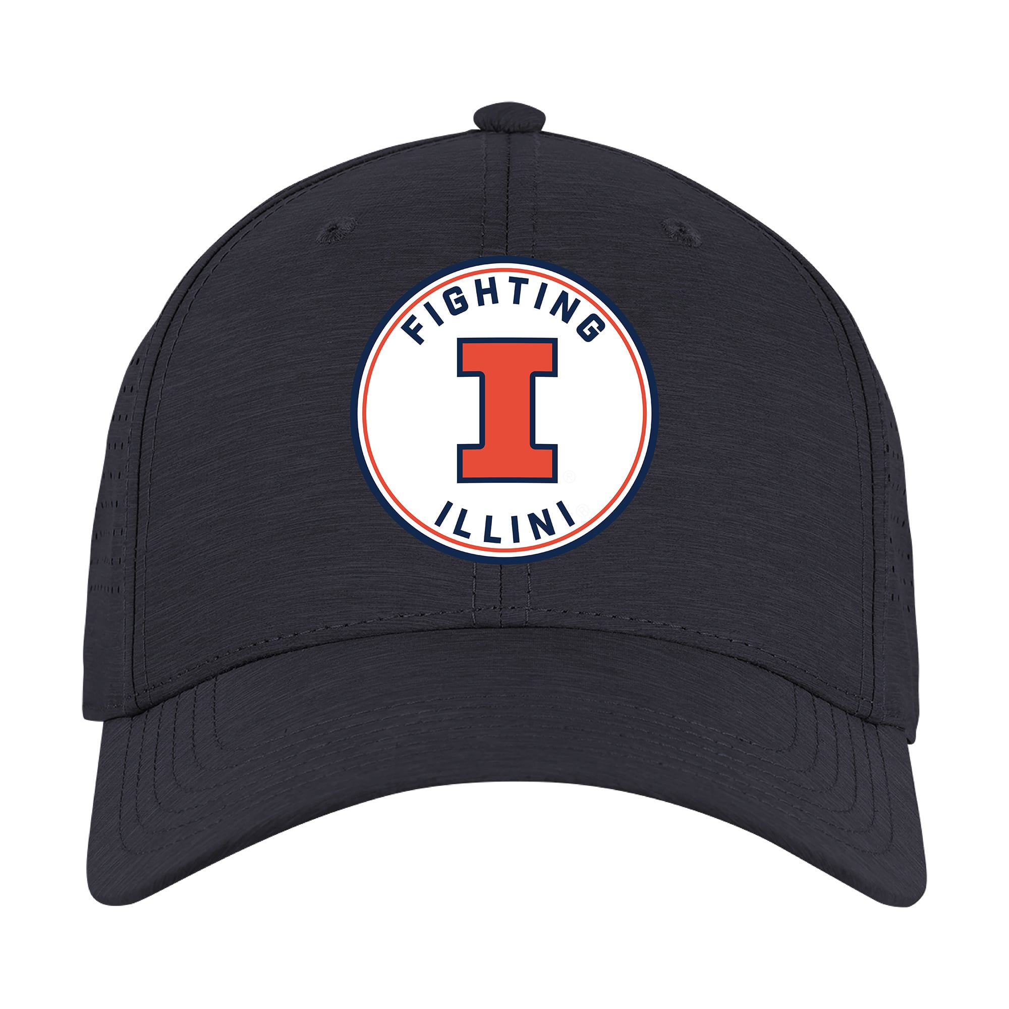 Casquette unisexe Ahead Navy Illinois Fighting Illini Brezo ajustable