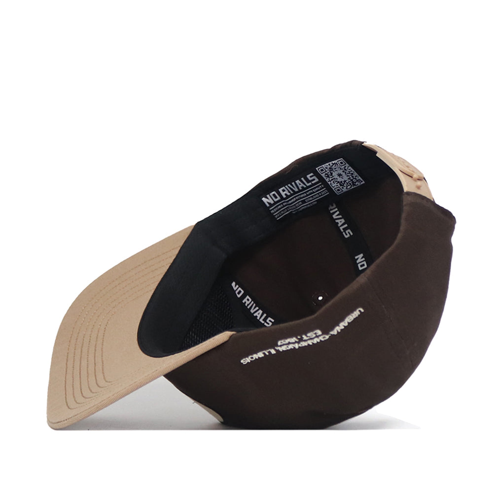 Casquette unisexe No Rivals marron Illinois Fighting Illini neutre ajustable