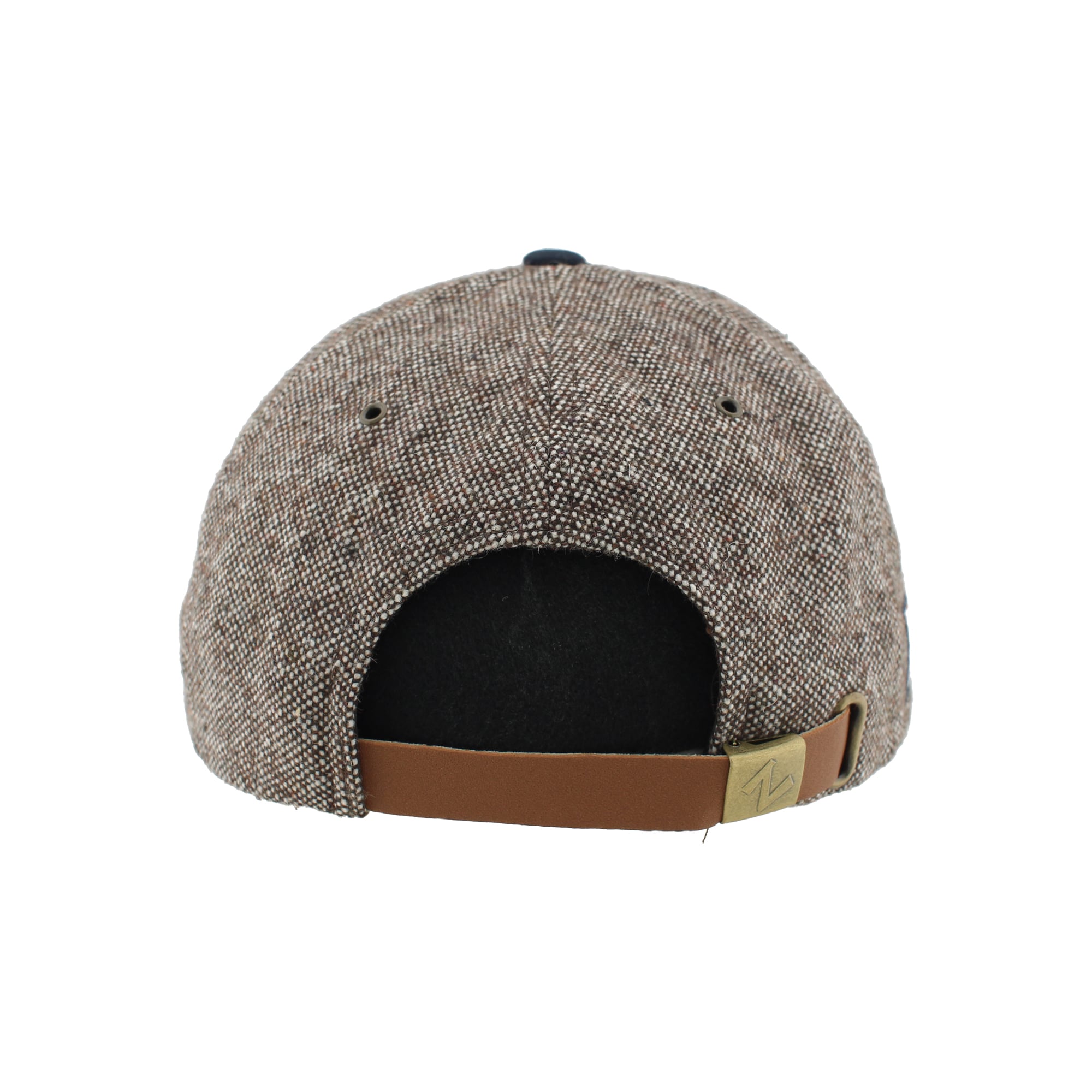 Chapeau unisexe Zephyr marron/marine en tweed Illinois Fighting Illini à couronne pincée et ajustable