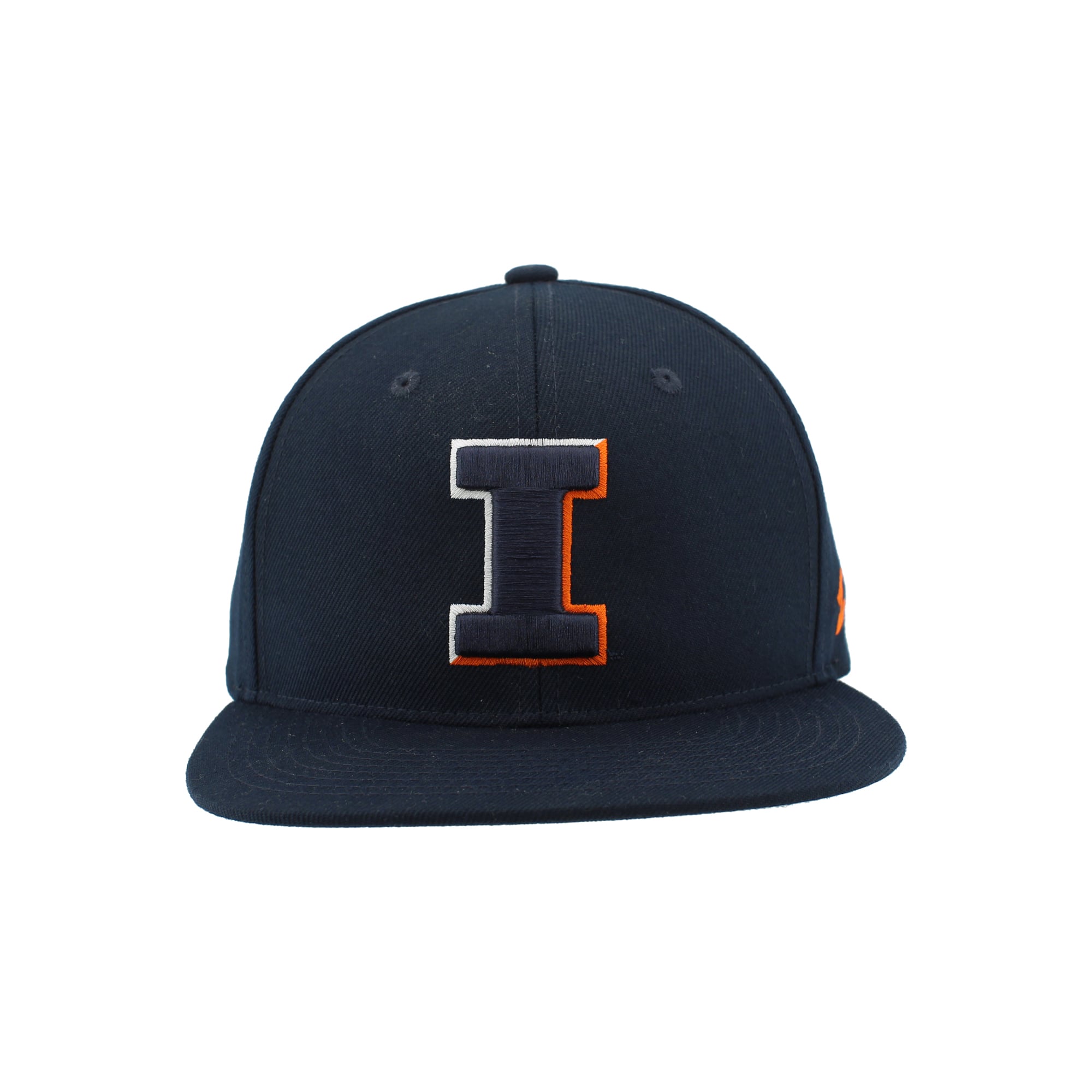 Casquette unisexe Zephyr Navy Illinois Fighting Illini Slice 3D Z11 Snapback