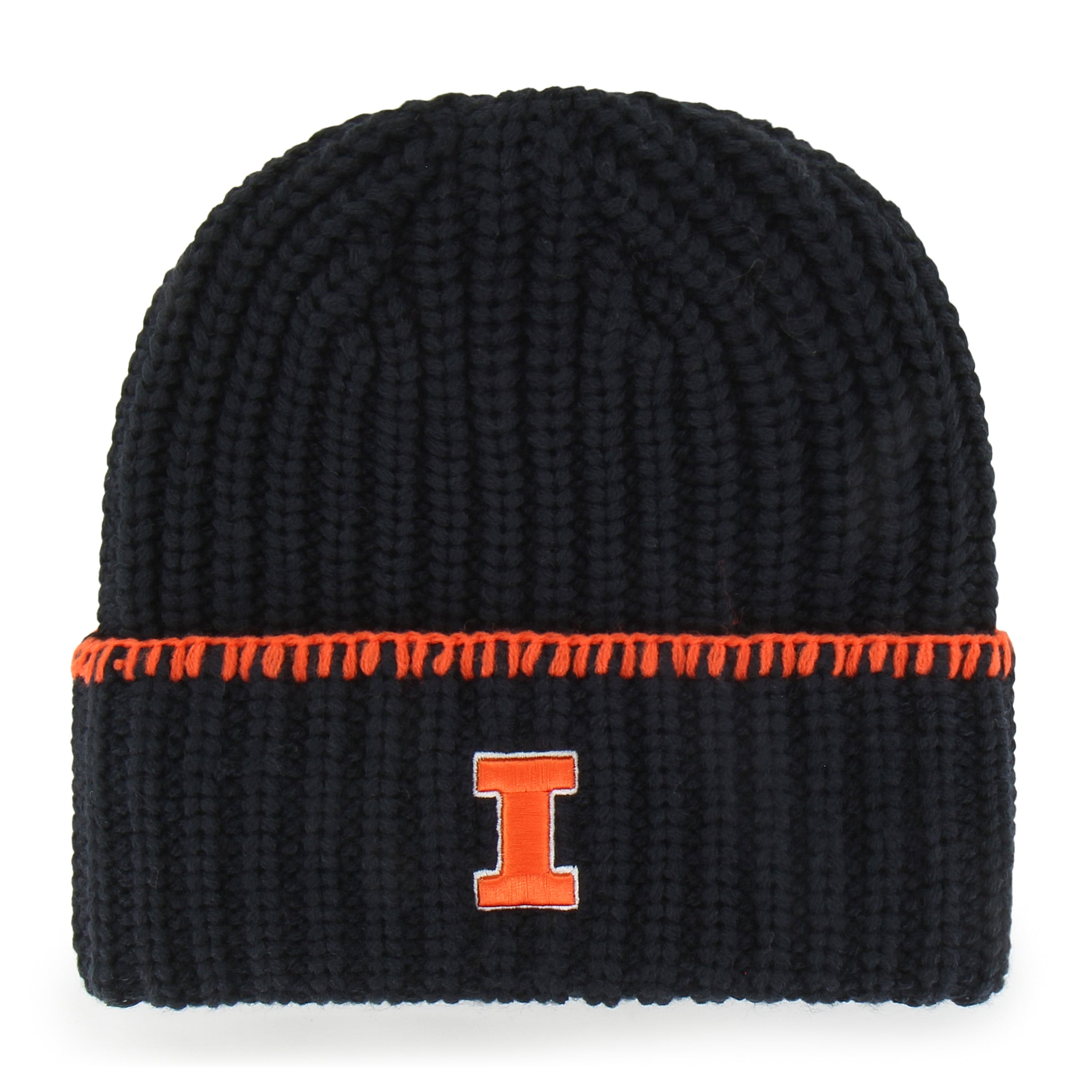 Bonnet à revers en maille point de couverture '47 Navy Illinois Fighting Illini pour femme