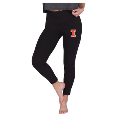 Illinois Fighting Illini Concepts Sport Women's Sentry Knit Leggings - Black