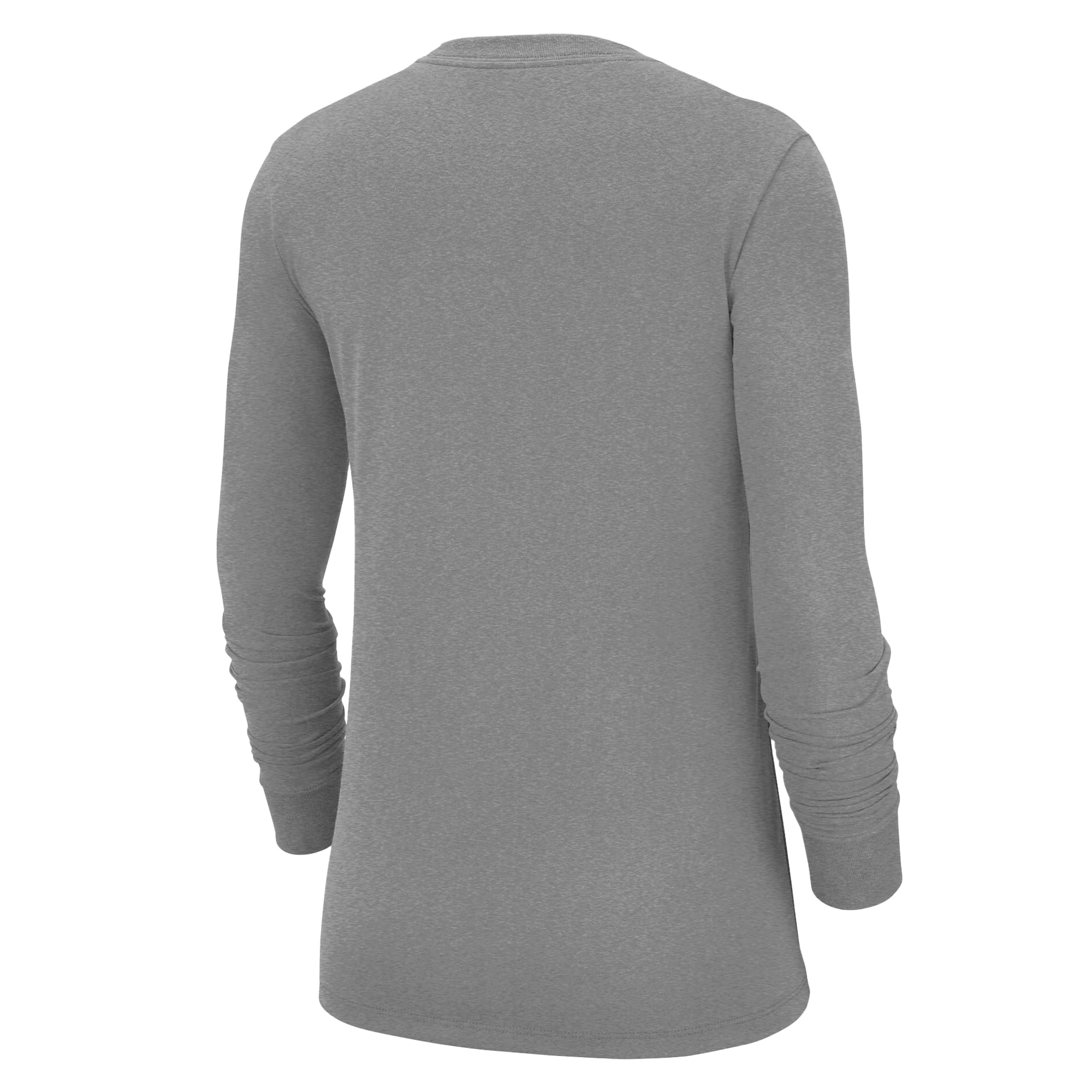 Women's Nike Heather Gray Illinois Fighting Illini Core Long Sleeve T-Shirt