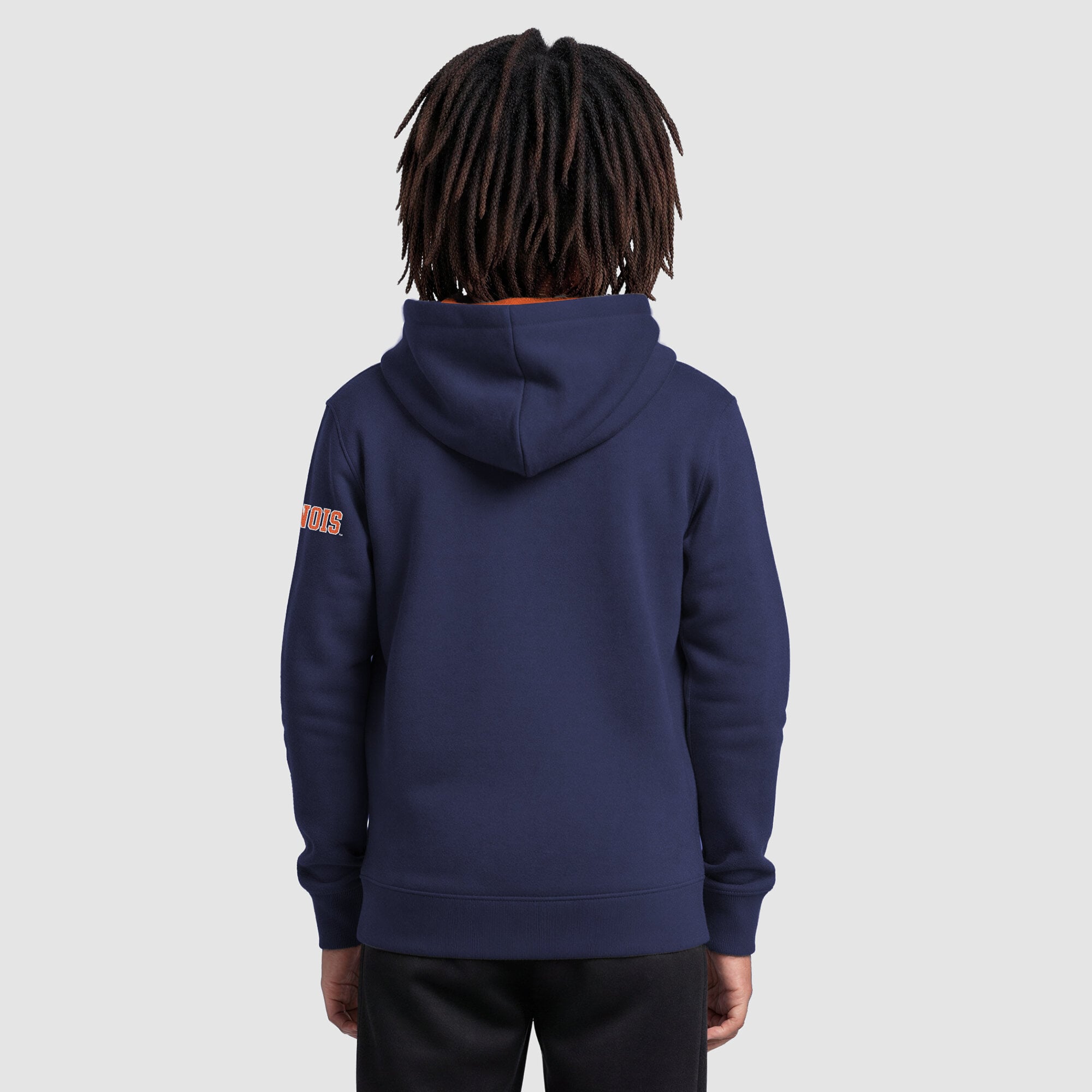 Youth Champion  Navy Illinois Fighting Illini Fleece Hoodie