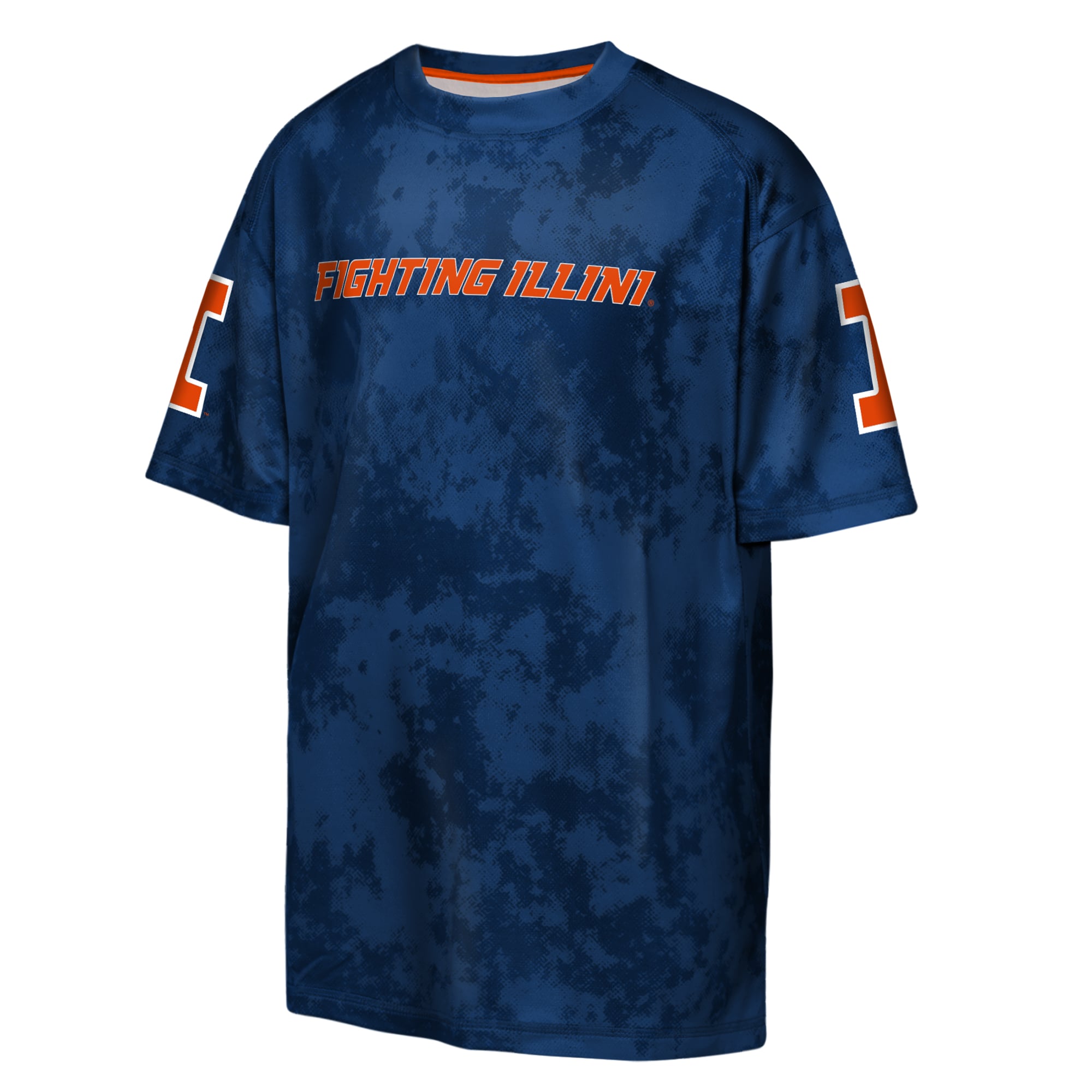 T-shirt sublimé Outerstuff bleu marine Illinois Fighting Illini Off-Side pour jeunes
