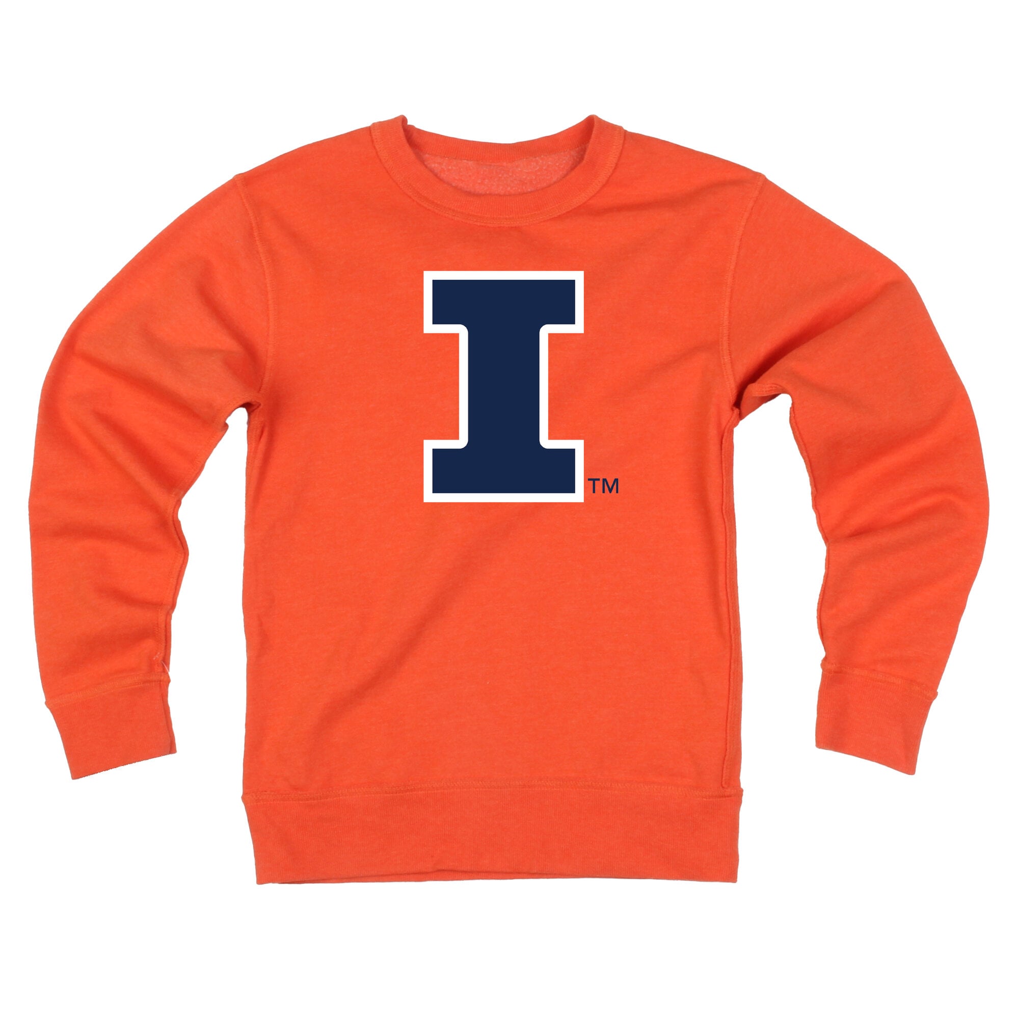 Youth Wes & Willy  Orange Illinois Fighting Illini Reversible Sweatshirt
