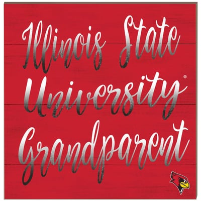 Illinois State Redbirds 10'' x 10'' Grandparent Plaque
