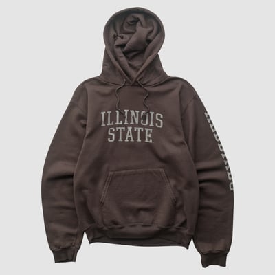 Illinois State Redbirds Champion 2000s Hooded Pullover Sweatshirt - Brown - XS by Fanatics Real Vintage
