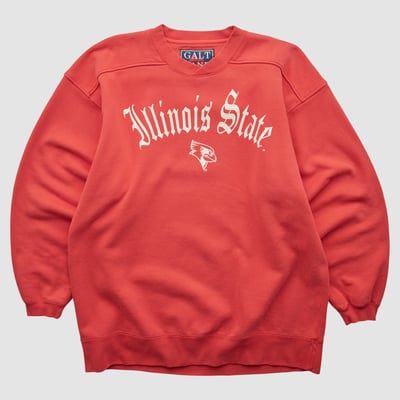 Illinois State Redbirds Galt Sand 90s Pullover Sweatshirt - Red - XL by Fanatics Real Vintage