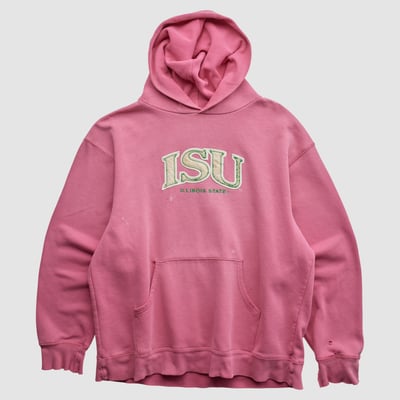 Illinois State Redbirds Jansport 2000s Hooded Pullover Sweatshirt - Pink - M by Fanatics Real Vintage