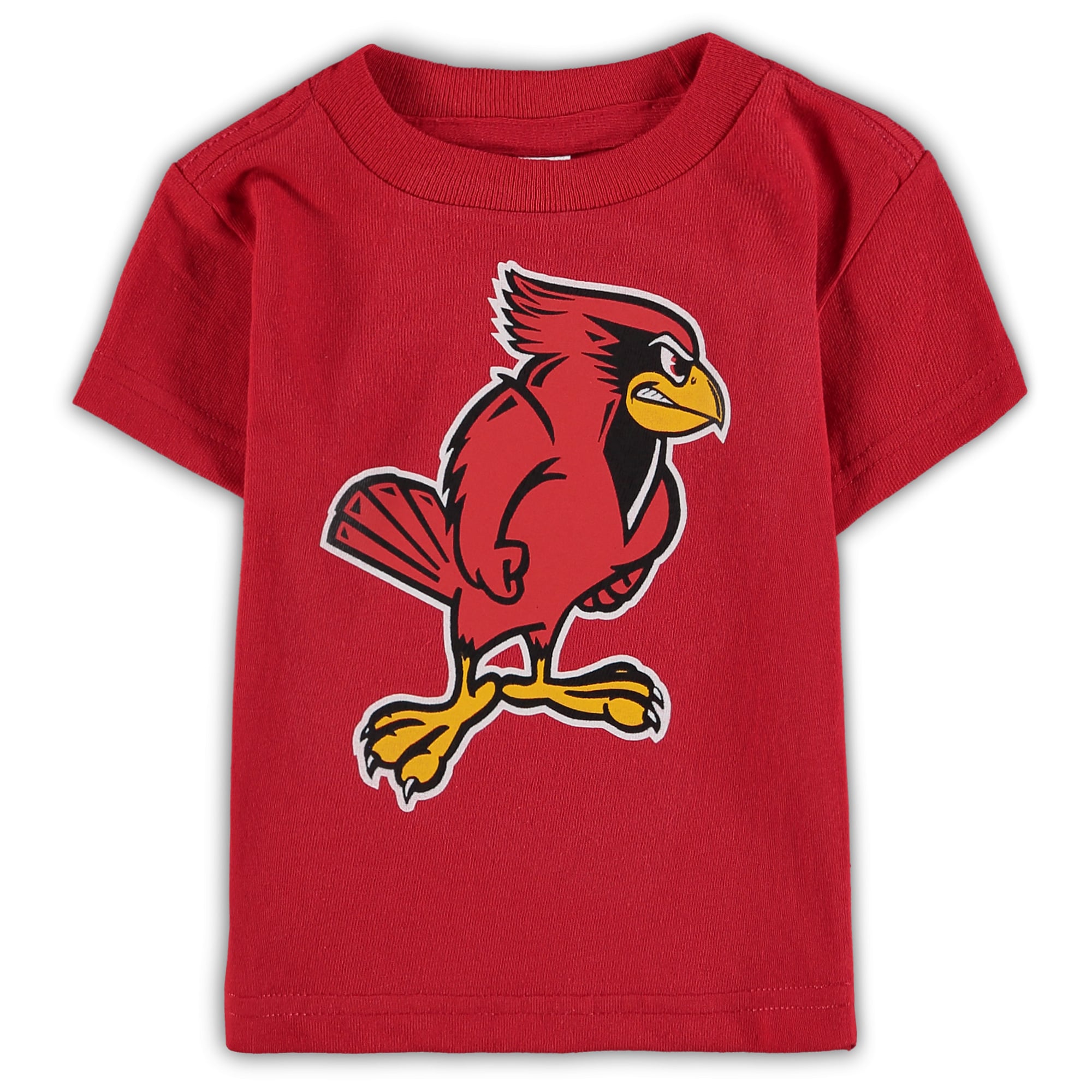 T-shirt bébé rouge avec grand logo des Redbirds de l'Illinois State
