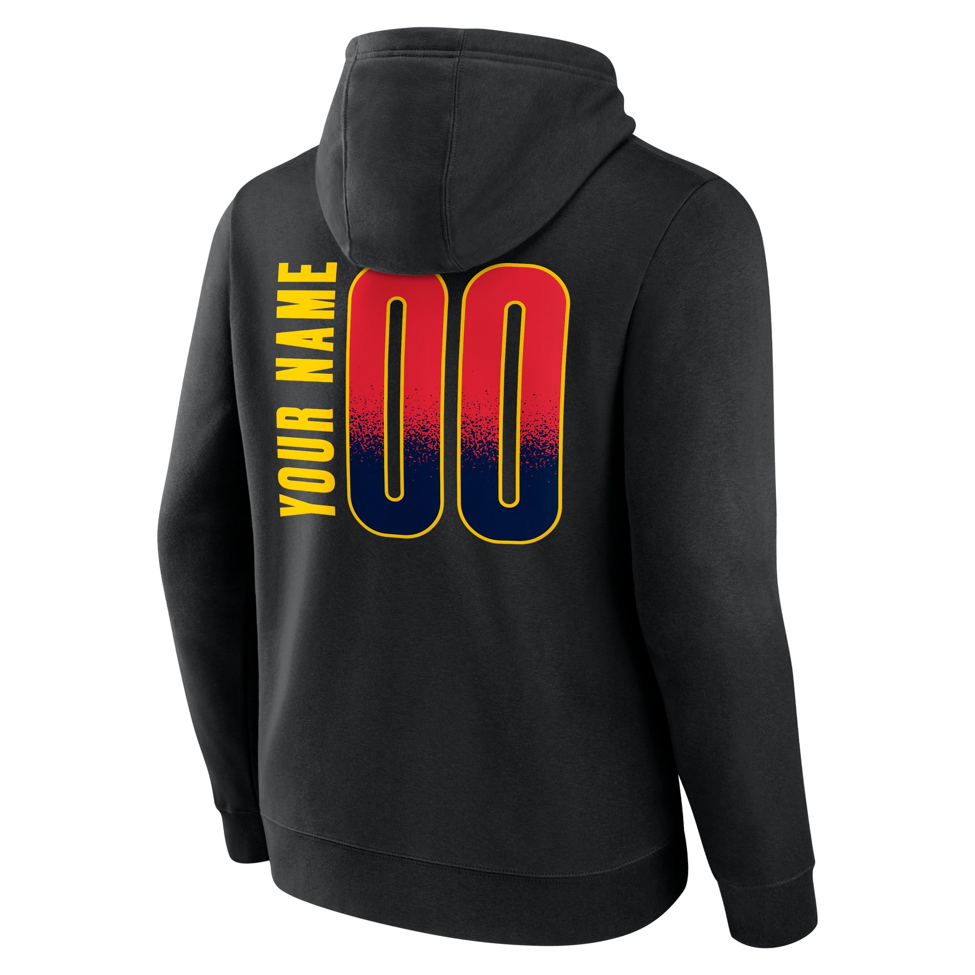 Sweat à capuche noir pour homme Indiana Fever Home Court Pop personnalisé avec nom et numéro