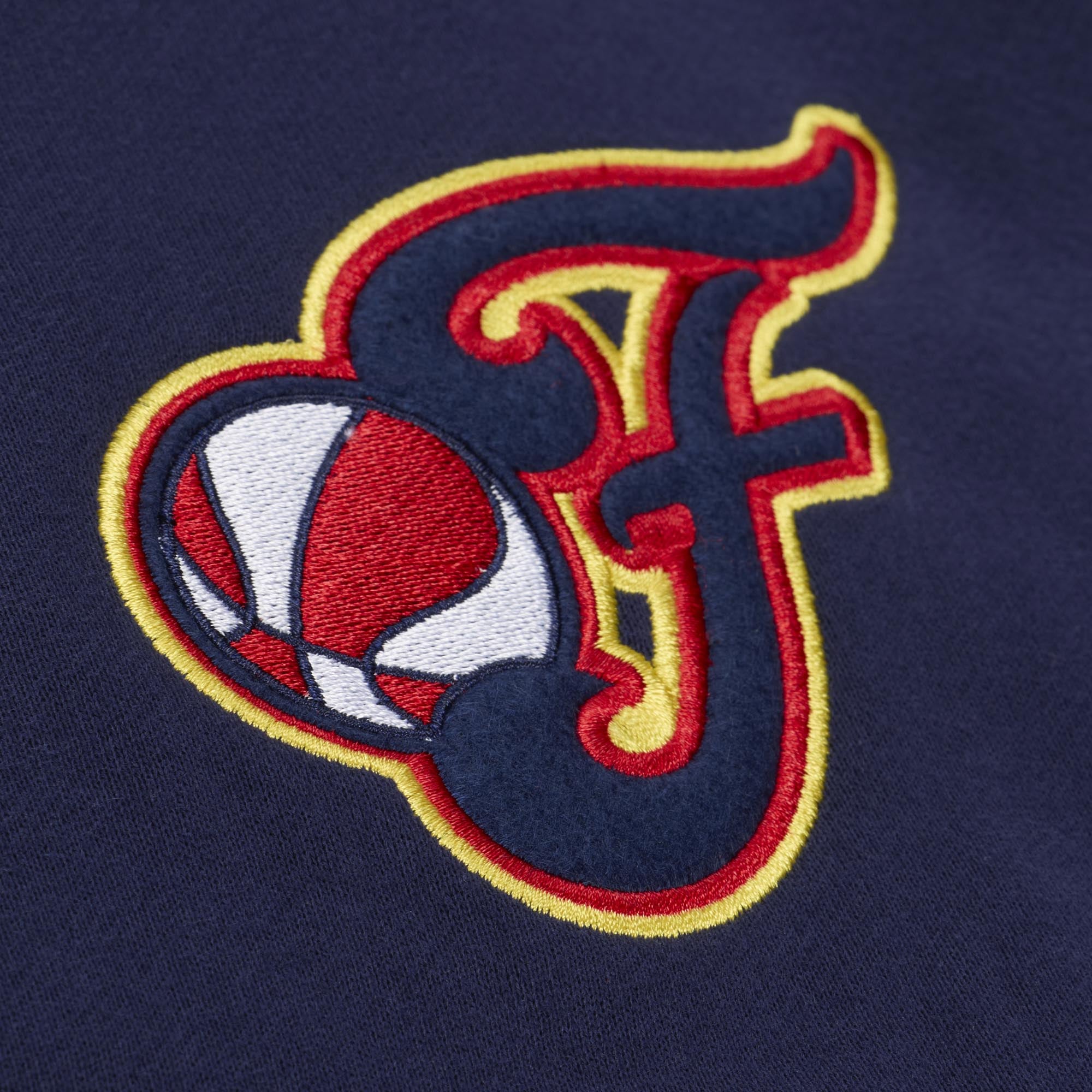 Men's Mitchell & Ness  Navy Indiana Fever Fleece Hoodie