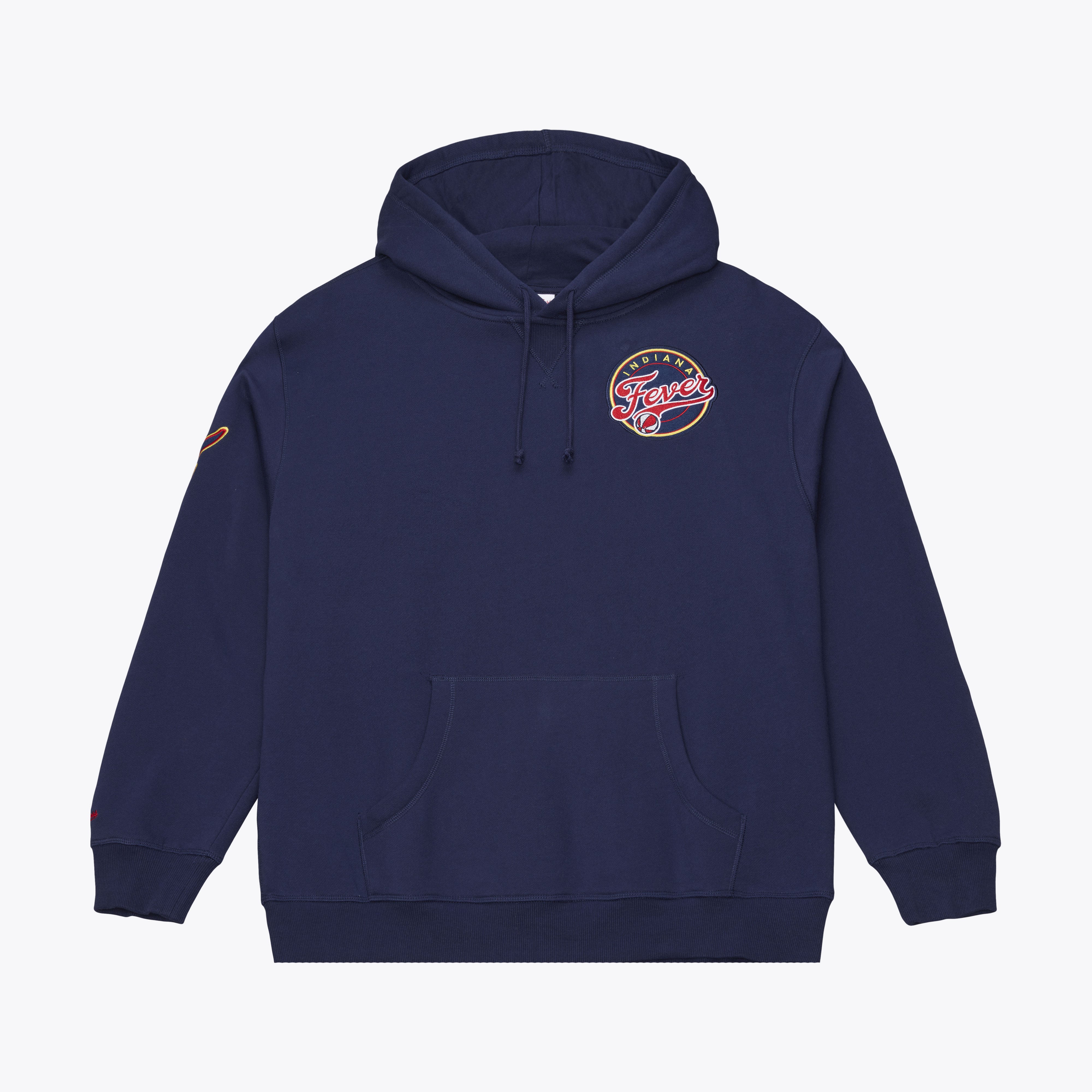 Sweat à capuche en polaire Mitchell & Ness bleu marine Indiana Fever pour homme