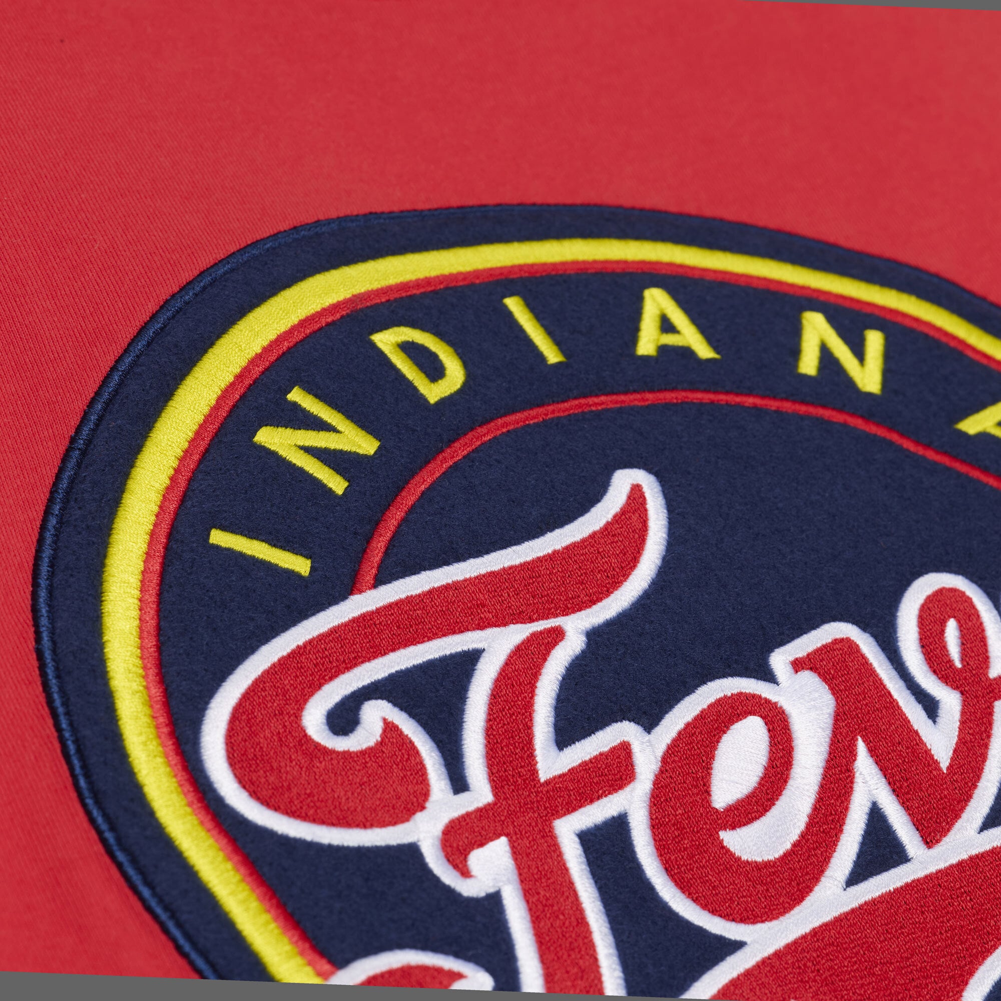 Men's Mitchell & Ness Red Indiana Fever Logo Boxy T-Shirt