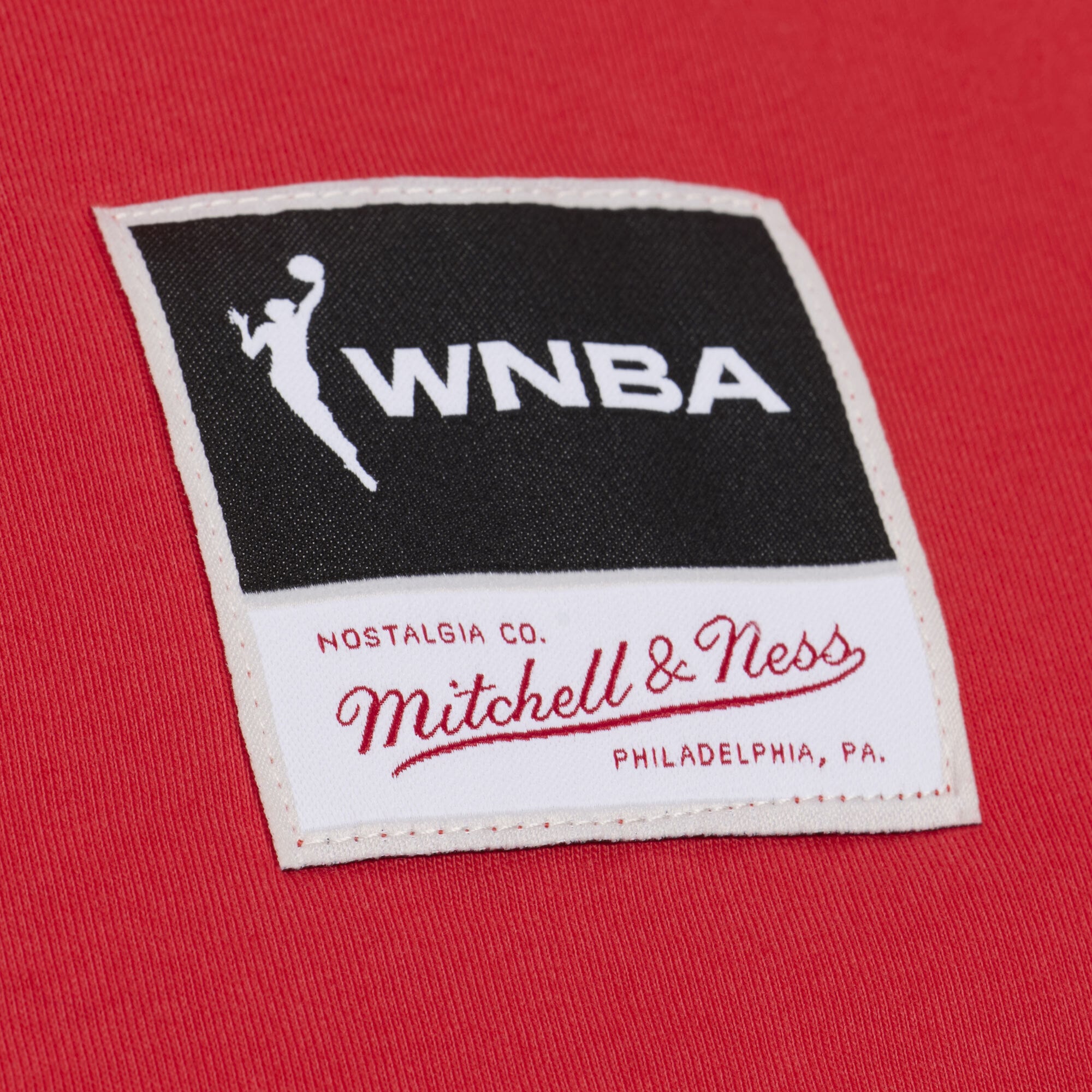 Men's Mitchell & Ness Red Indiana Fever Logo Boxy T-Shirt