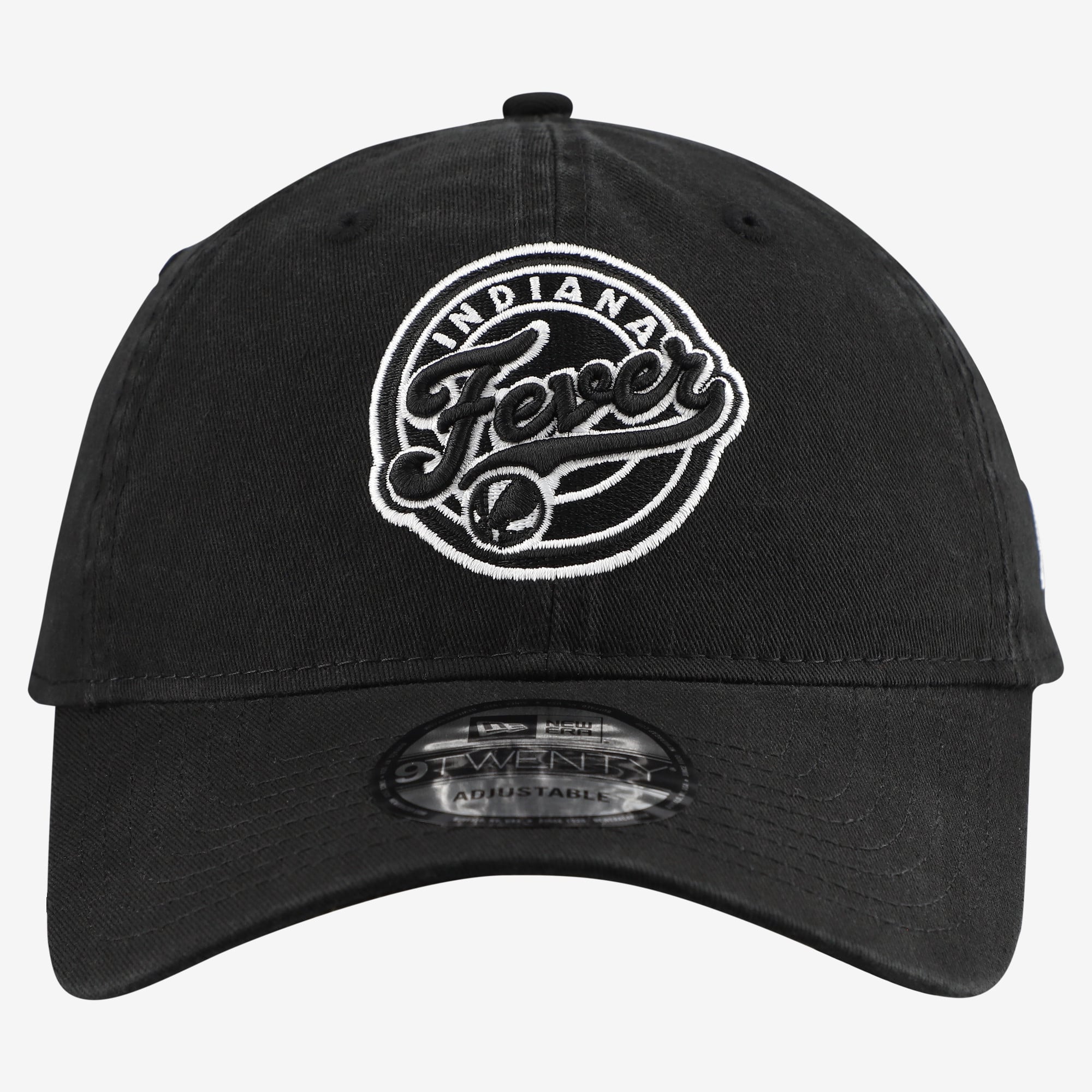 Casquette ajustable New Era Indiana Fever 9TWENTY noire pour homme