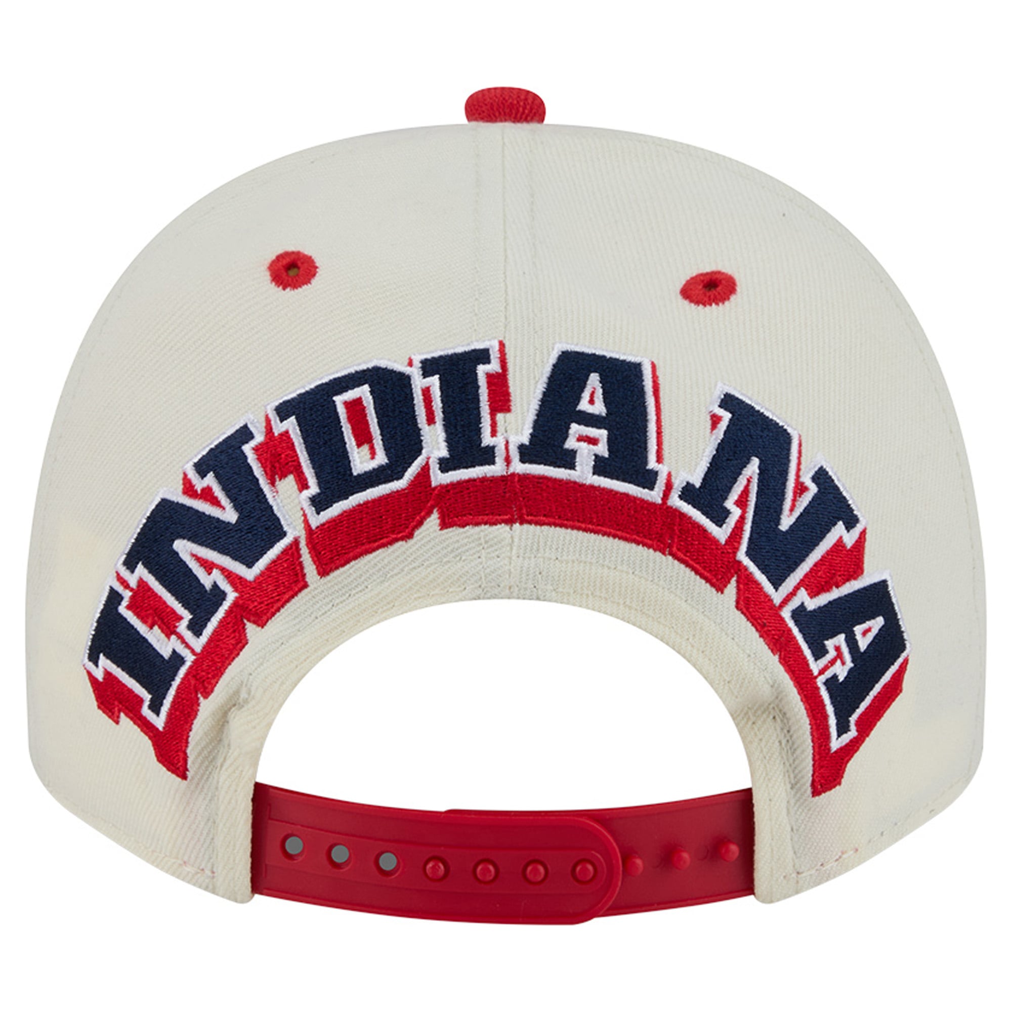 Casquette snapback New Era 9FIFTY A-Frame crème pour homme, logo Indiana Fever