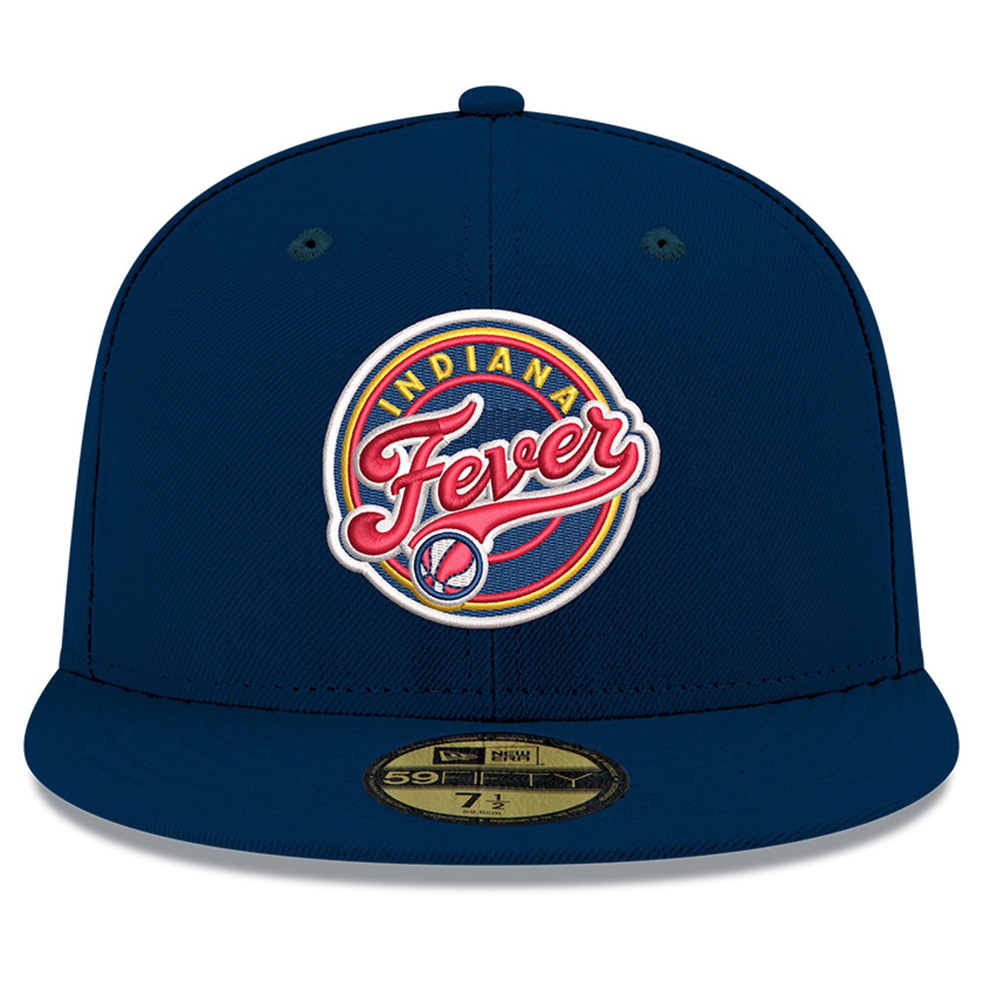 Casquette ajustée New Era bleue pour homme Indiana Fever Team 59FIFTY