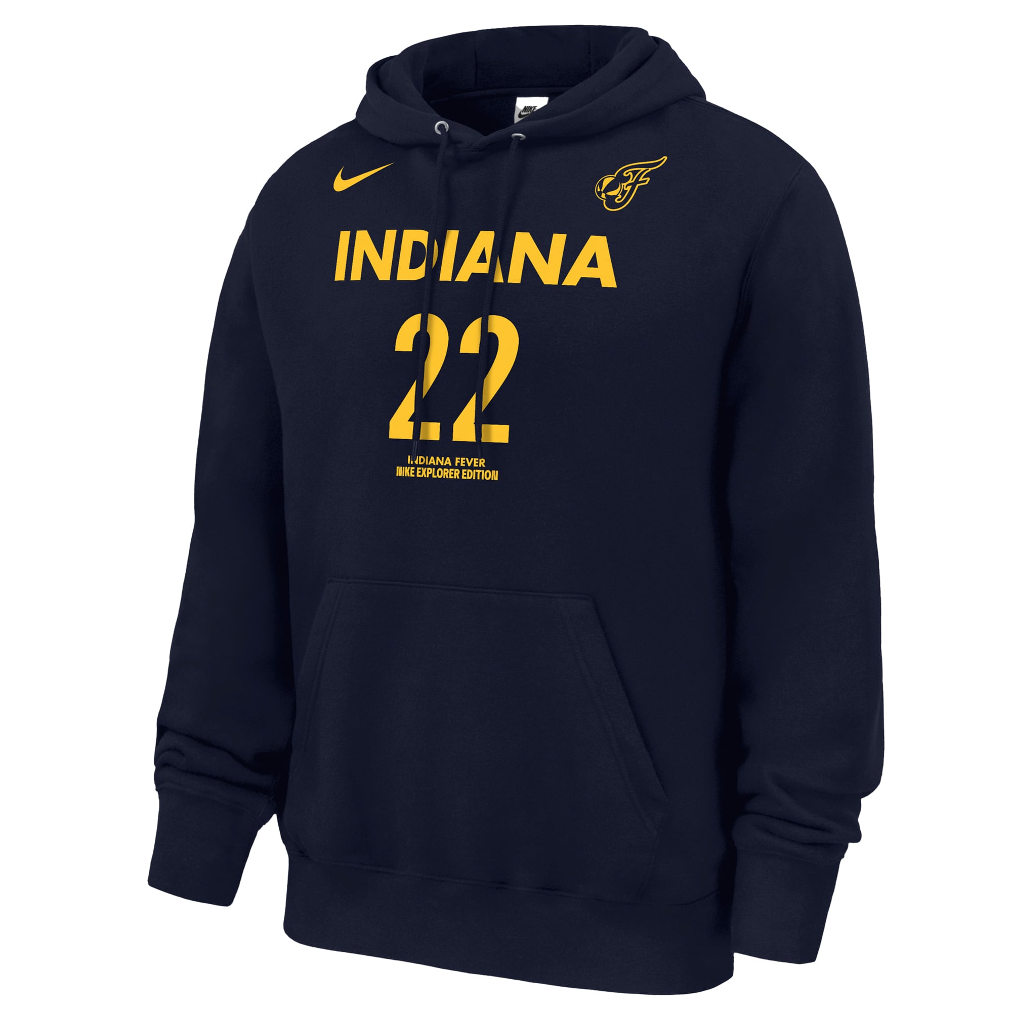 Men's Nike Caitlin Clark Navy Indiana Fever Explorer Edition Name & Number Hoodie