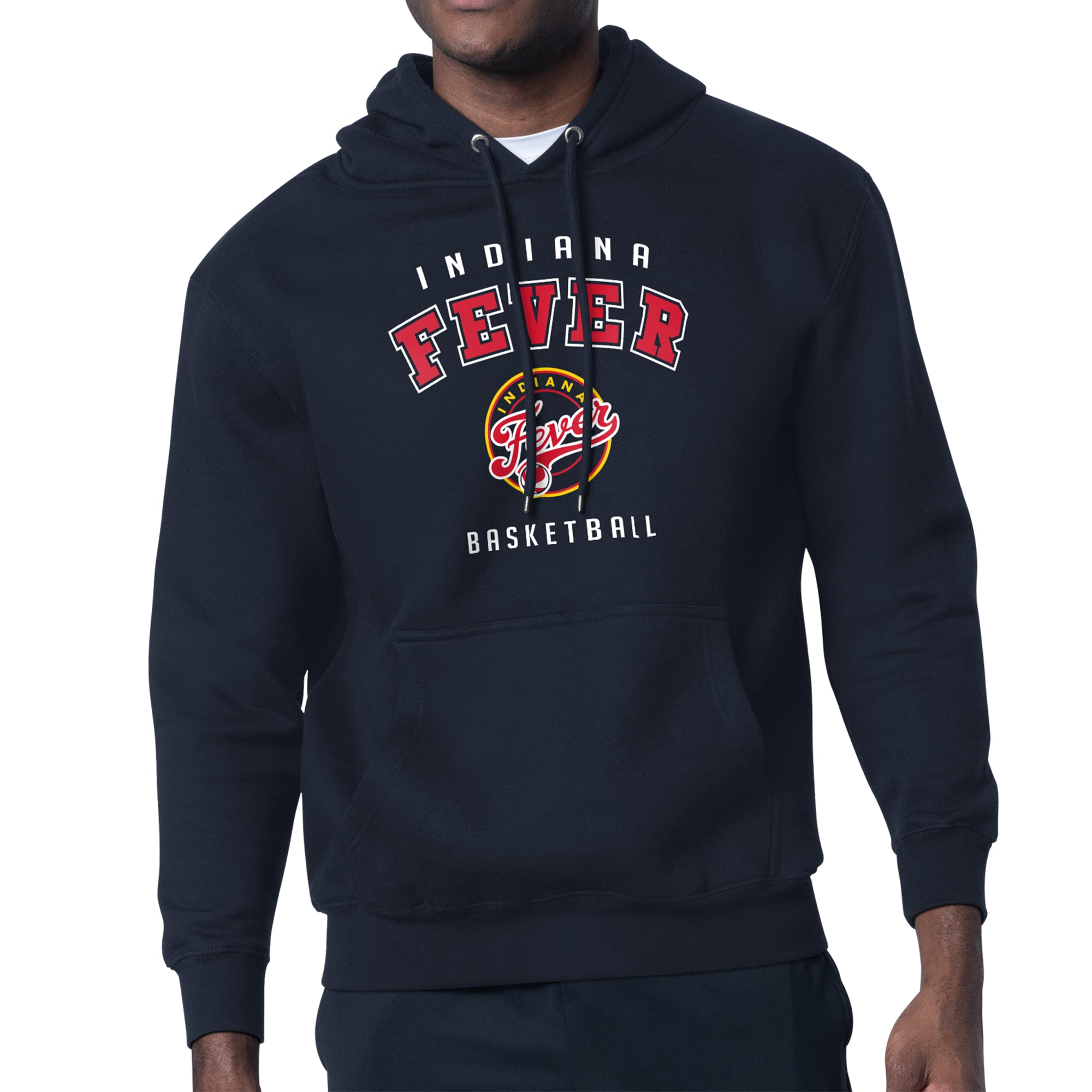 Men's Indiana Fever Starter Navy Logo Graphic Hoodie