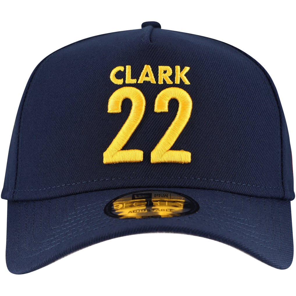 Indiana Fever Caitlin Clark New Era Navy WNBA A-Frame 9FORTY Adjustable Hat