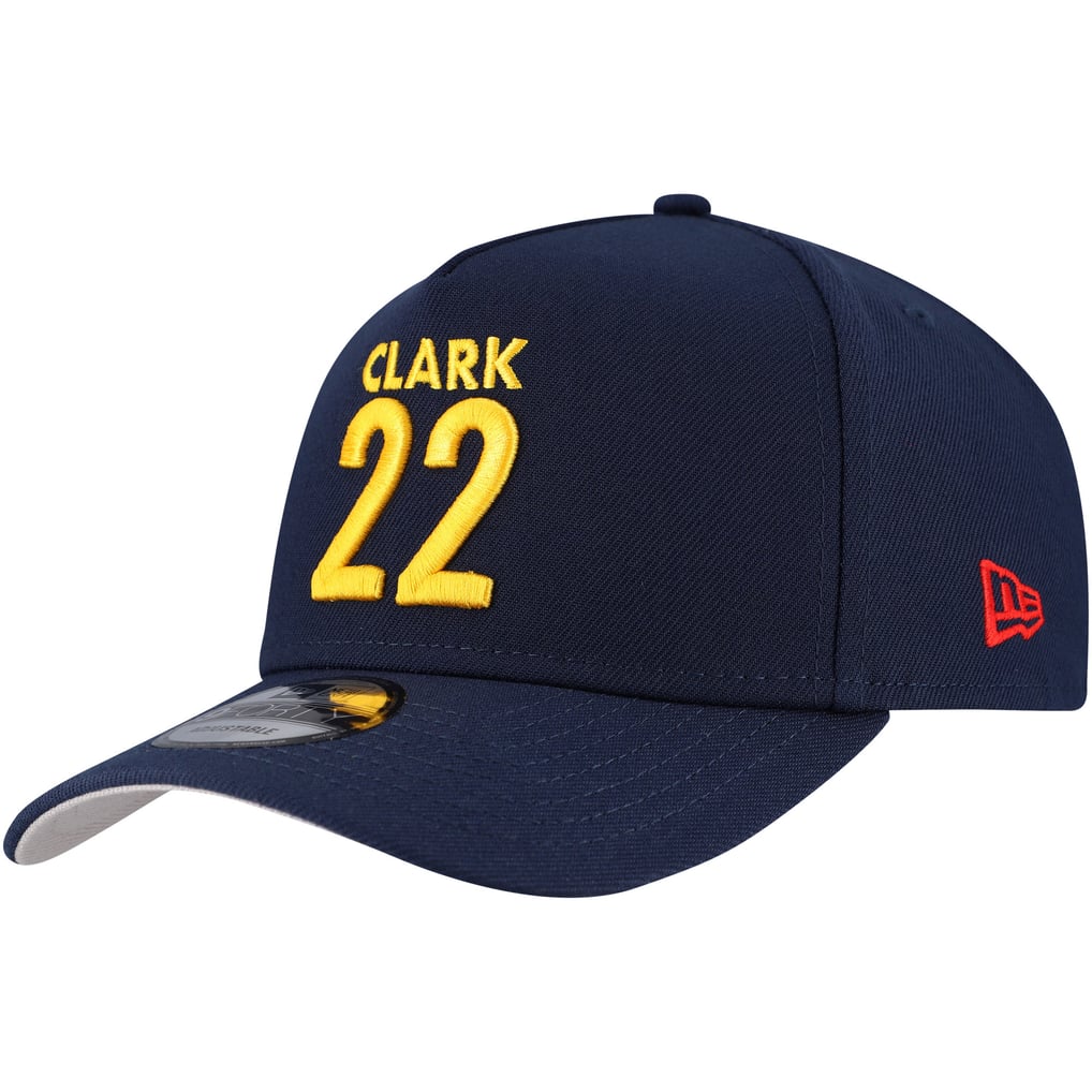 Indiana Fever Caitlin Clark New Era Navy WNBA A-Frame 9FORTY Adjustable Hat
