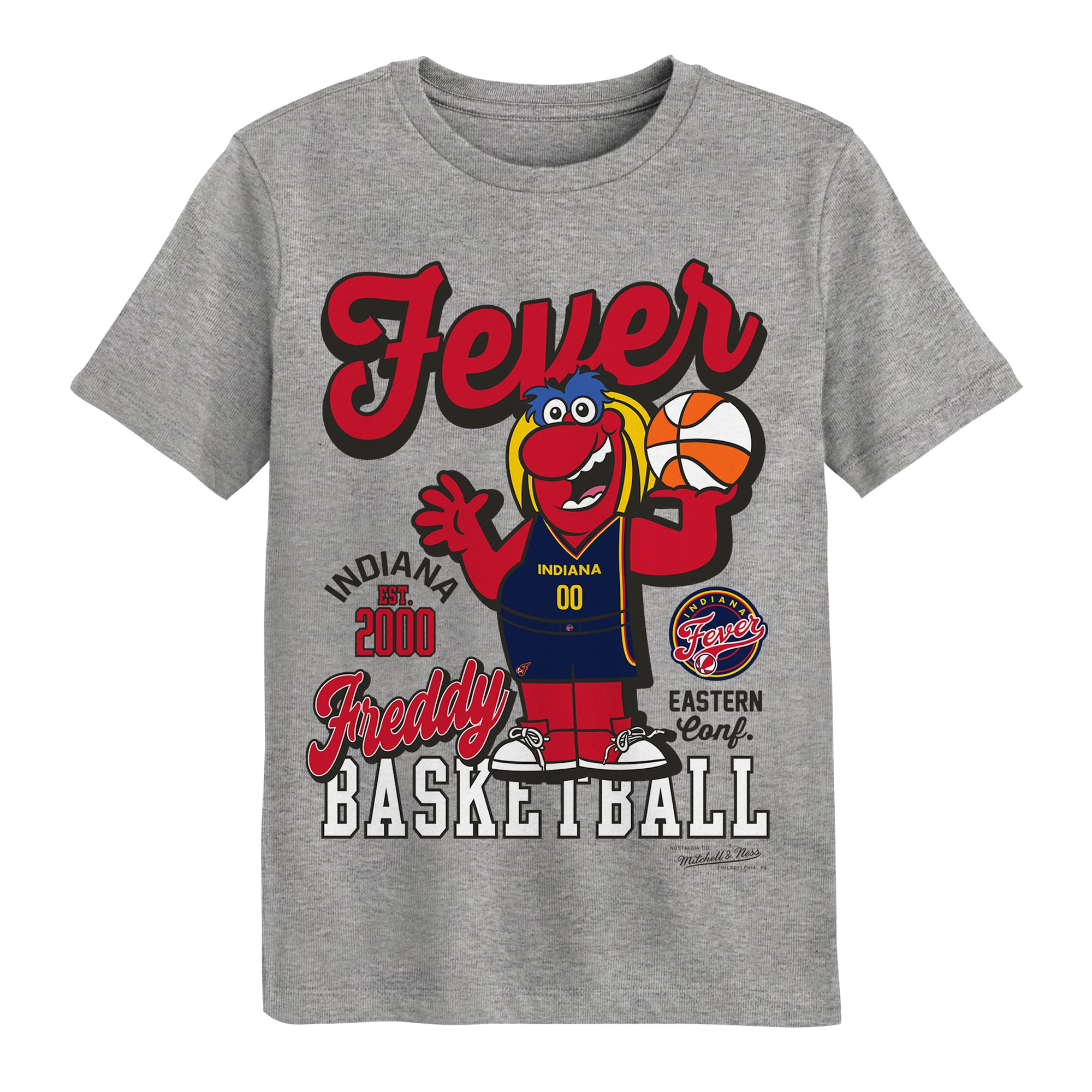Preschool Mitchell & Ness  Heather Gray Indiana Fever That Girl T-Shirt