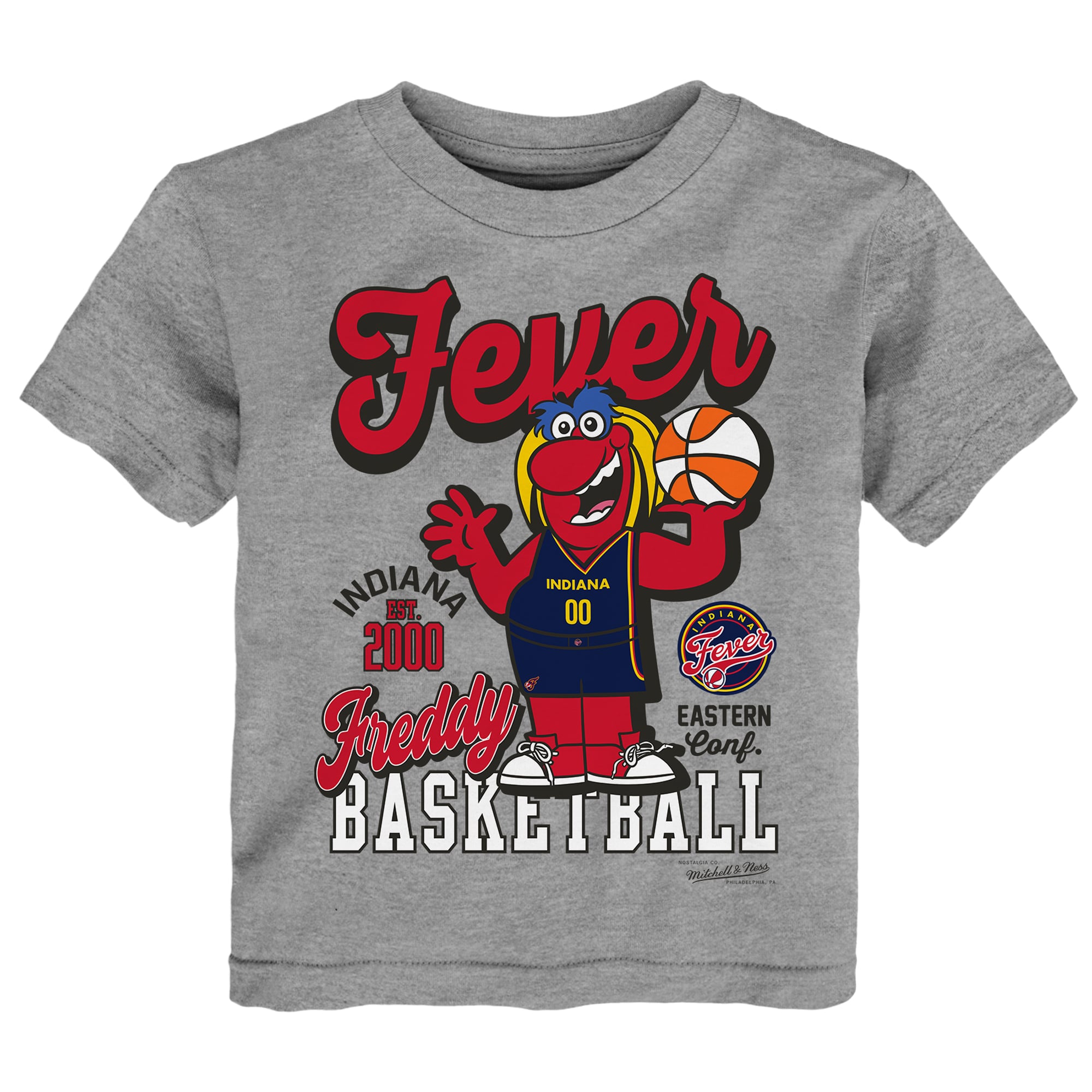 Toddler Mitchell & Ness  Heather Gray Indiana Fever That Girl T-Shirt