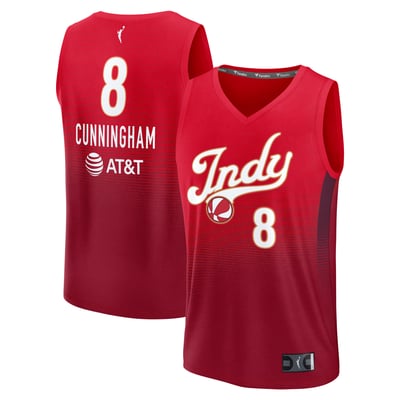 Sophie Cunningham Indiana Fever Fanatics Unisex Fast Break Replica Jersey - Rebel Edition - Red
