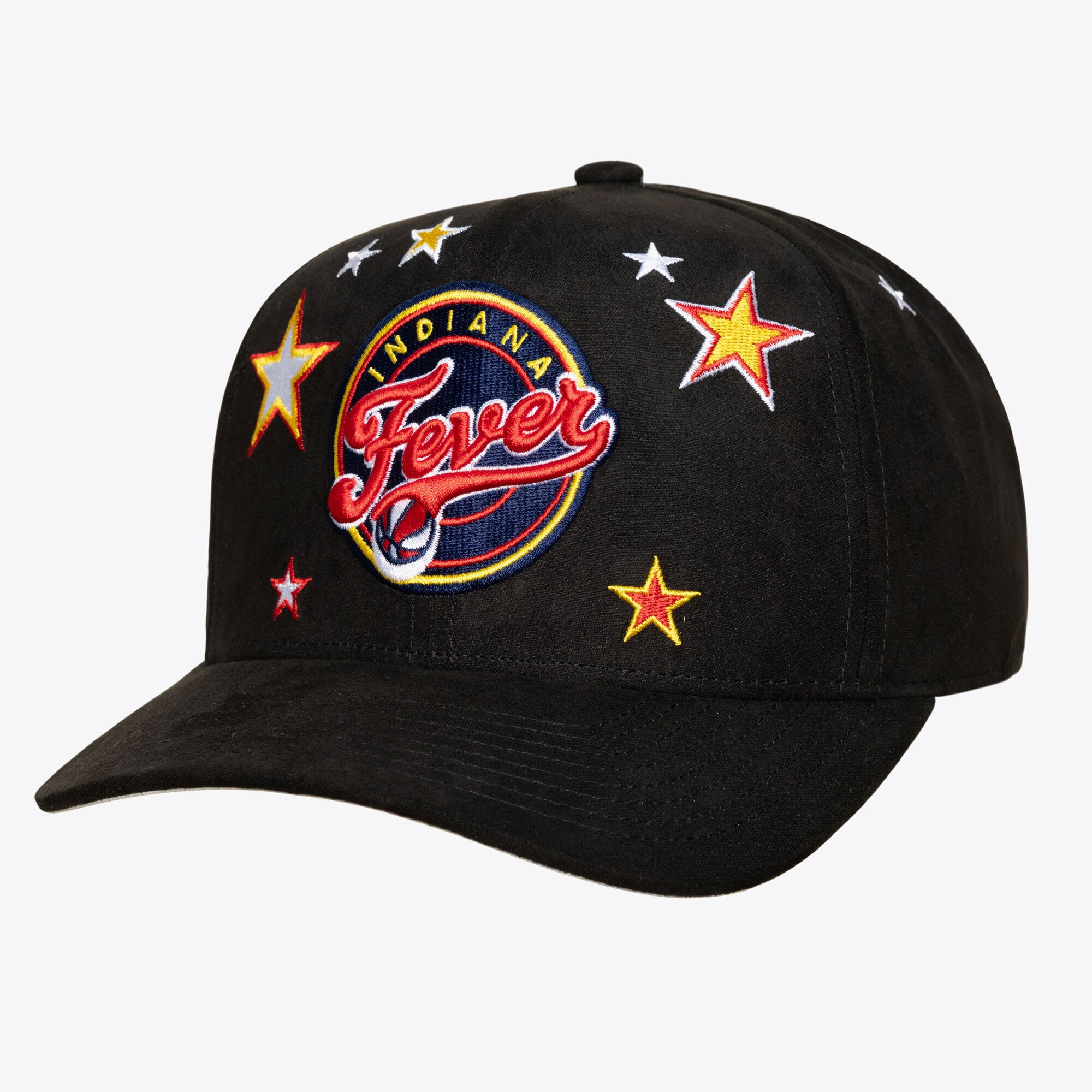 Unisex Mitchell & Ness  Black Indiana Fever Star Splash Pro Snapback Hat