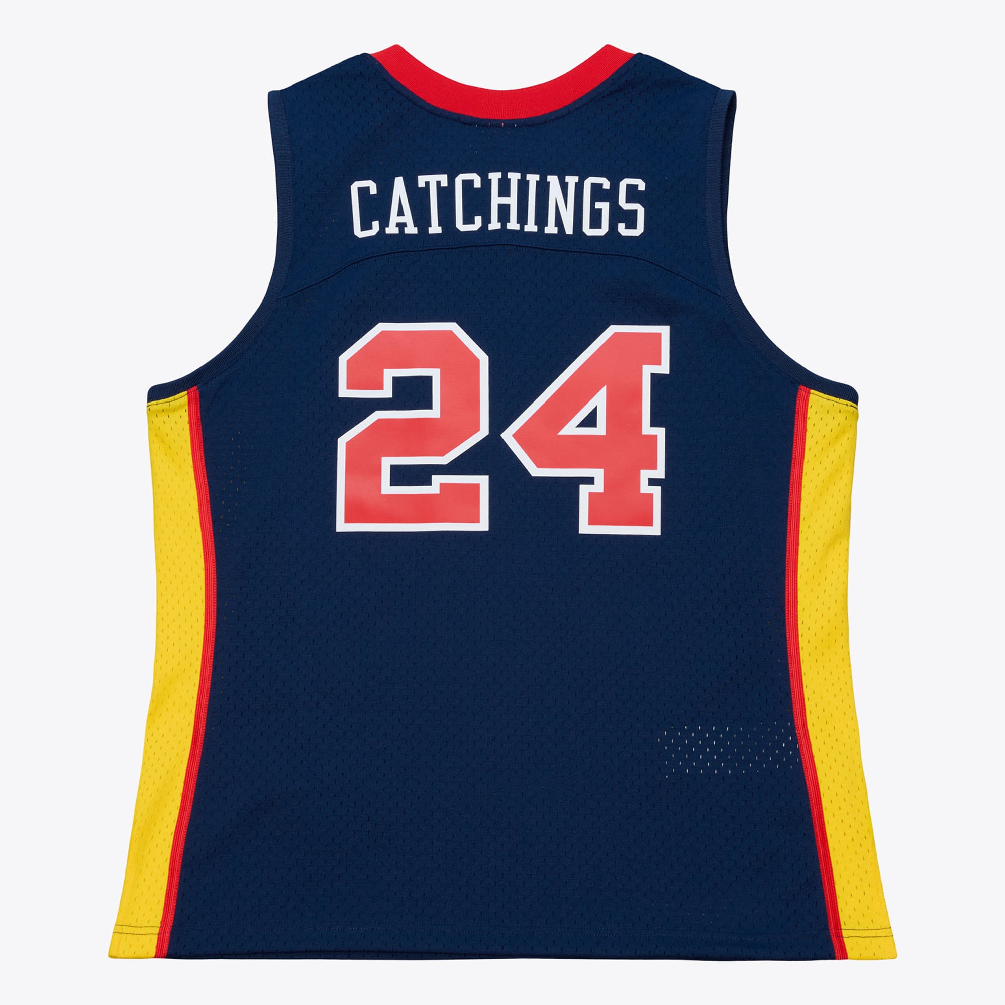 Unisex Mitchell & Ness Tamika Catchings Navy Indiana Fever 2002 Swingman Jersey - Court Origins