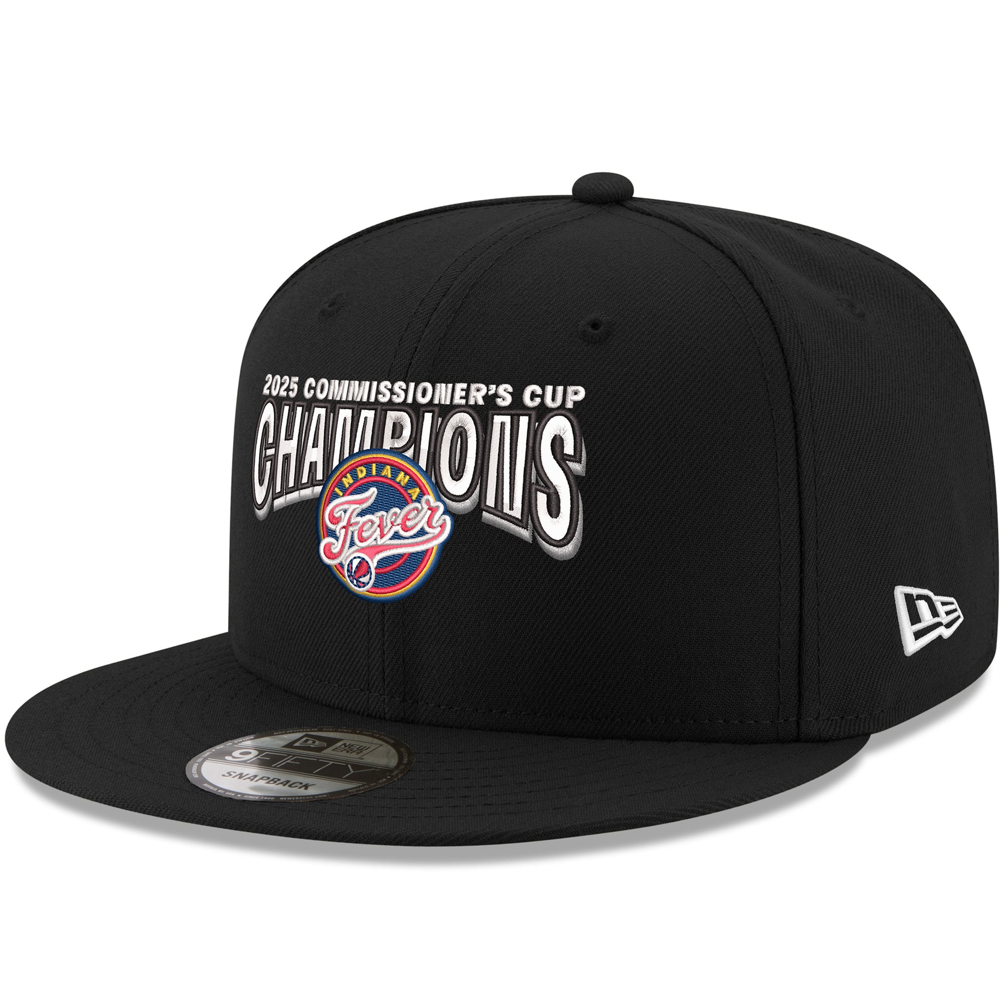 Unisex Indiana Fever New Era Black 2025 WNBA Commissioner
