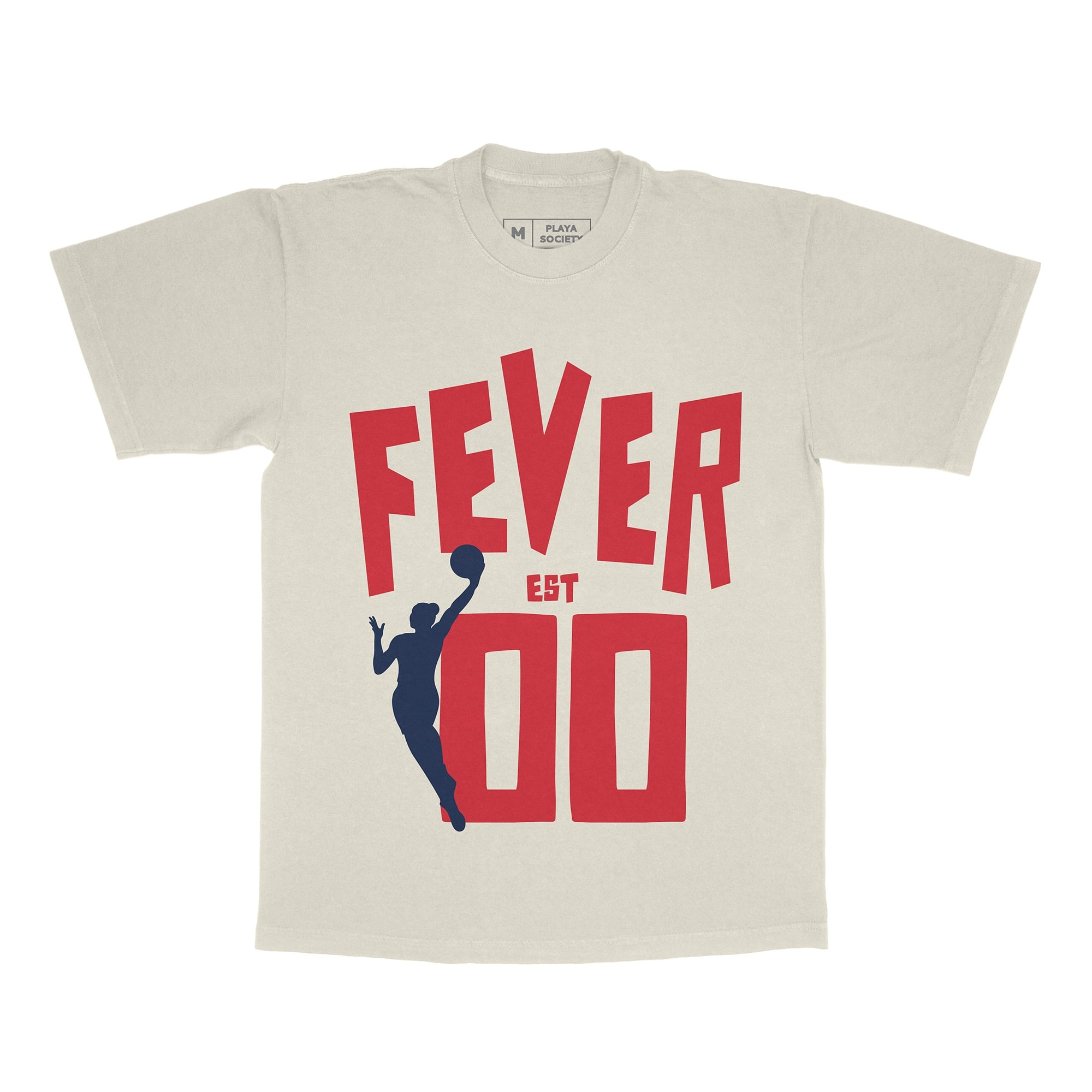 T-shirt unisexe Playa Society Oatmeal Indiana Fever Est