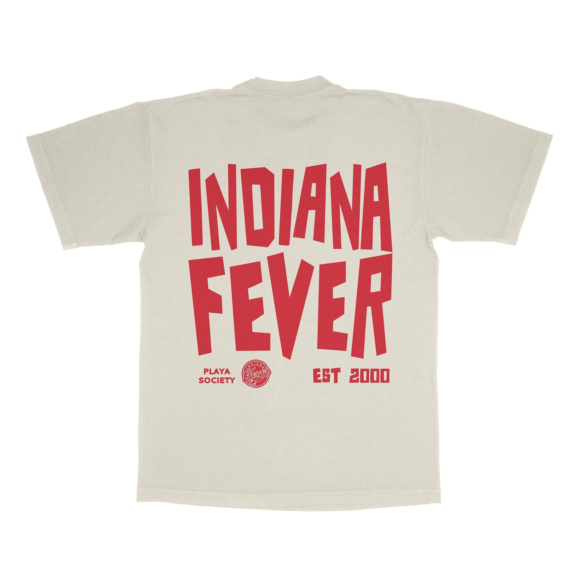 T-shirt unisexe Playa Society Oatmeal Indiana Fever Est