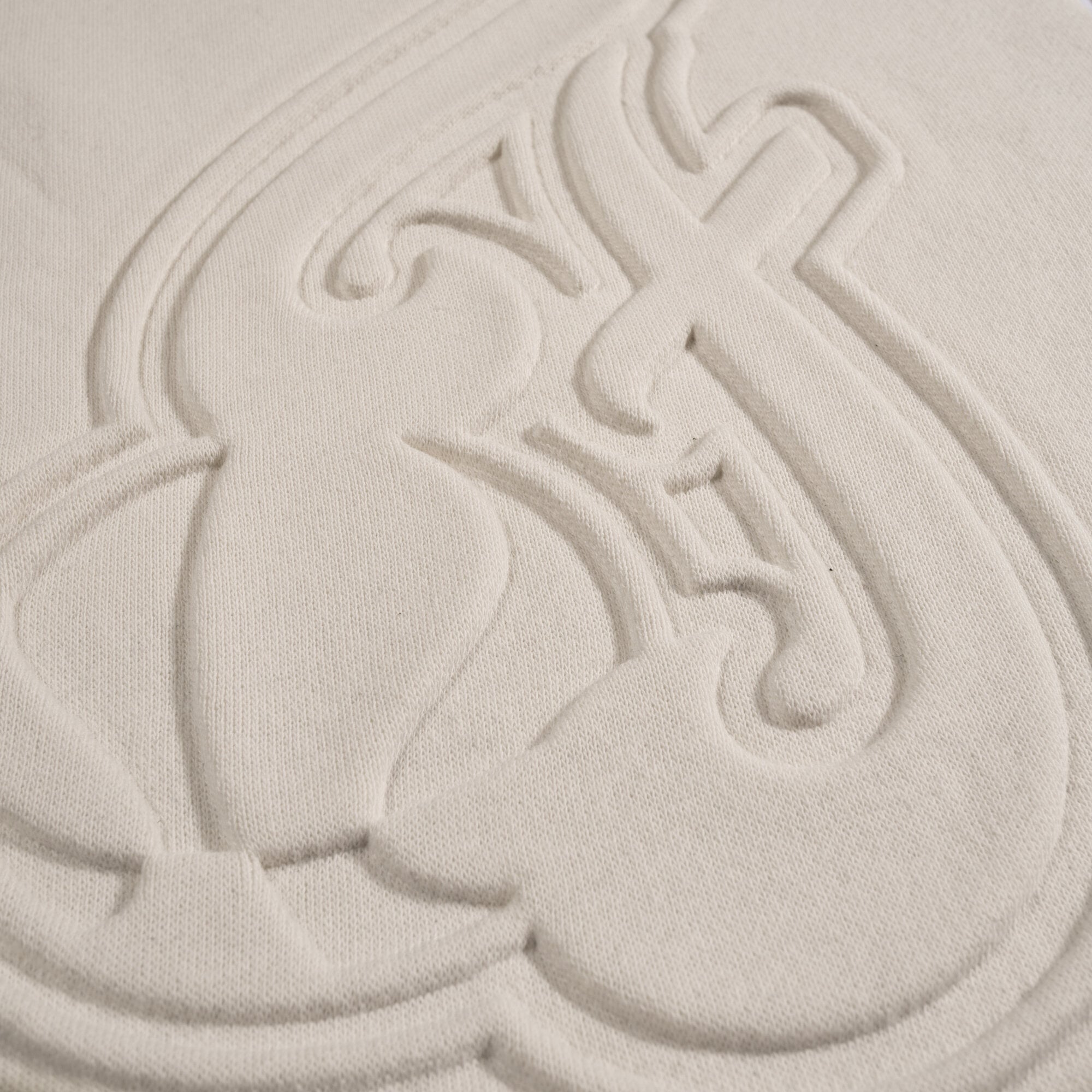 Unisex Stadium Essentials Cream Indiana Fever Debossed Minimalist Sweatshirt