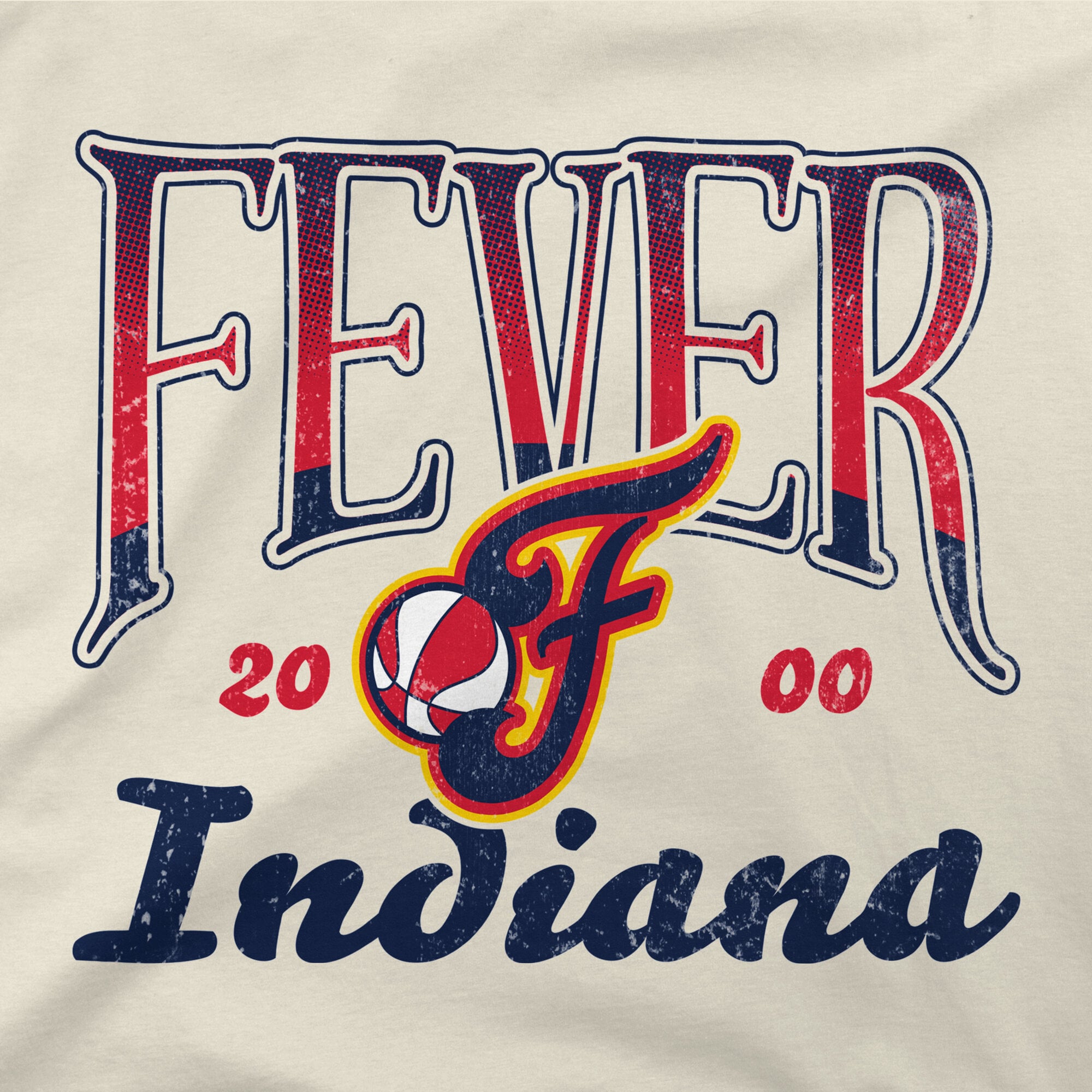 Unisex Stadium Essentials Natural Indiana Fever Sky High T-Shirt