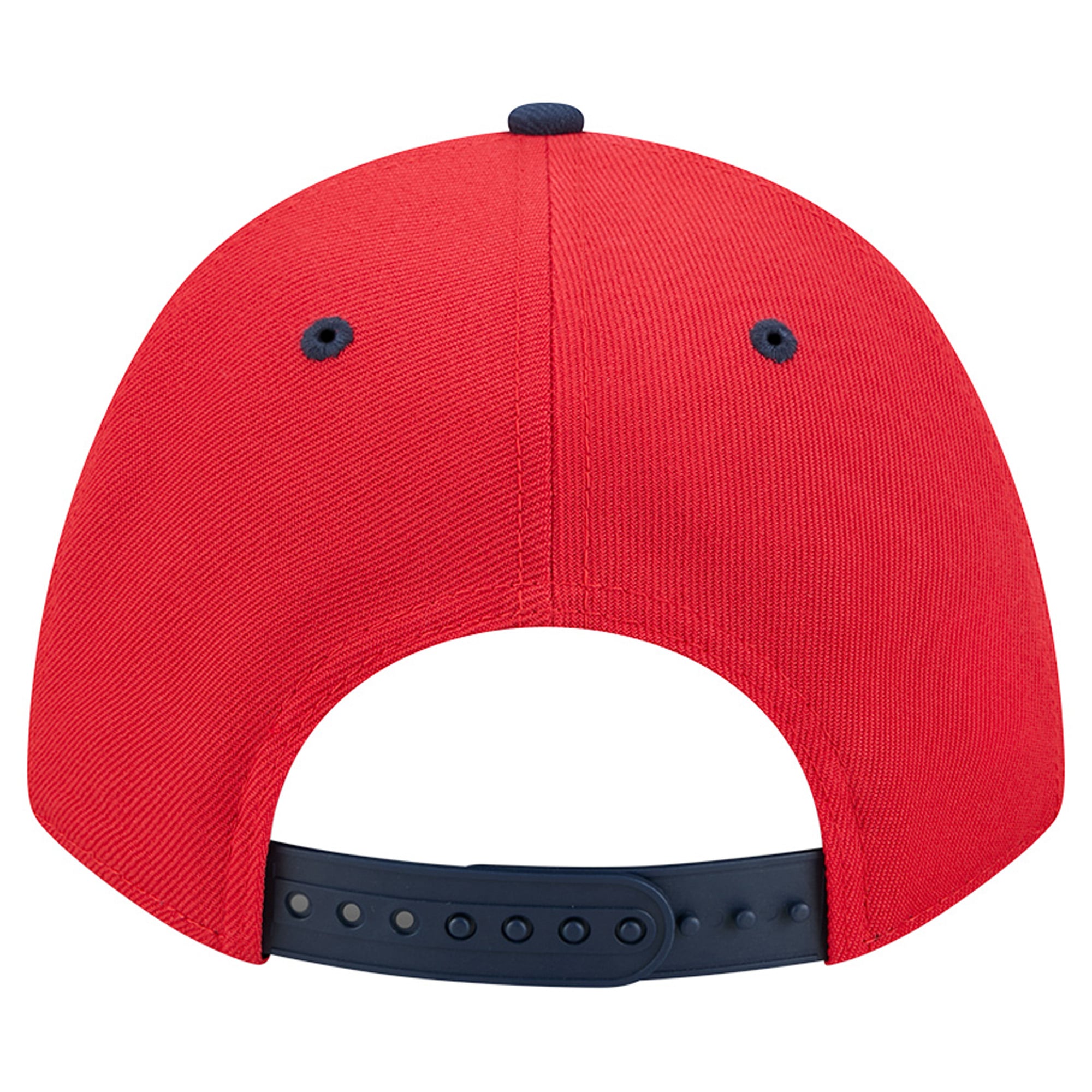 Casquette ajustable New Era rouge/marine Indiana Fever Arch 9FORTY pour femme, modèle A-Frame M-Crown
