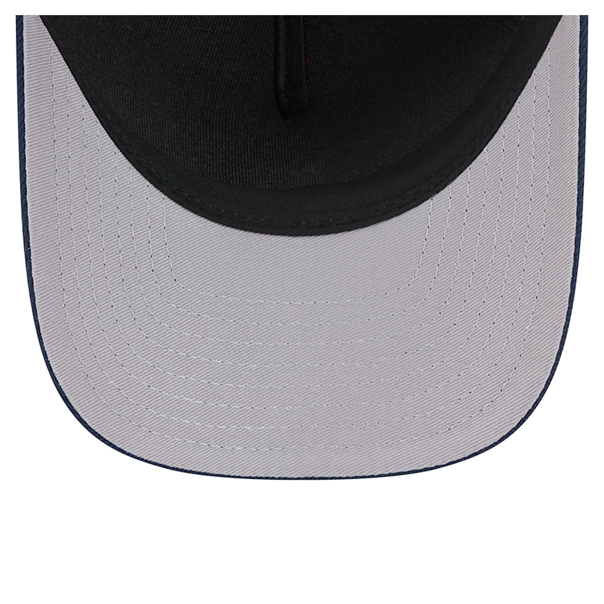 Casquette ajustable New Era rouge/marine Indiana Fever Arch 9FORTY pour femme, modèle A-Frame M-Crown