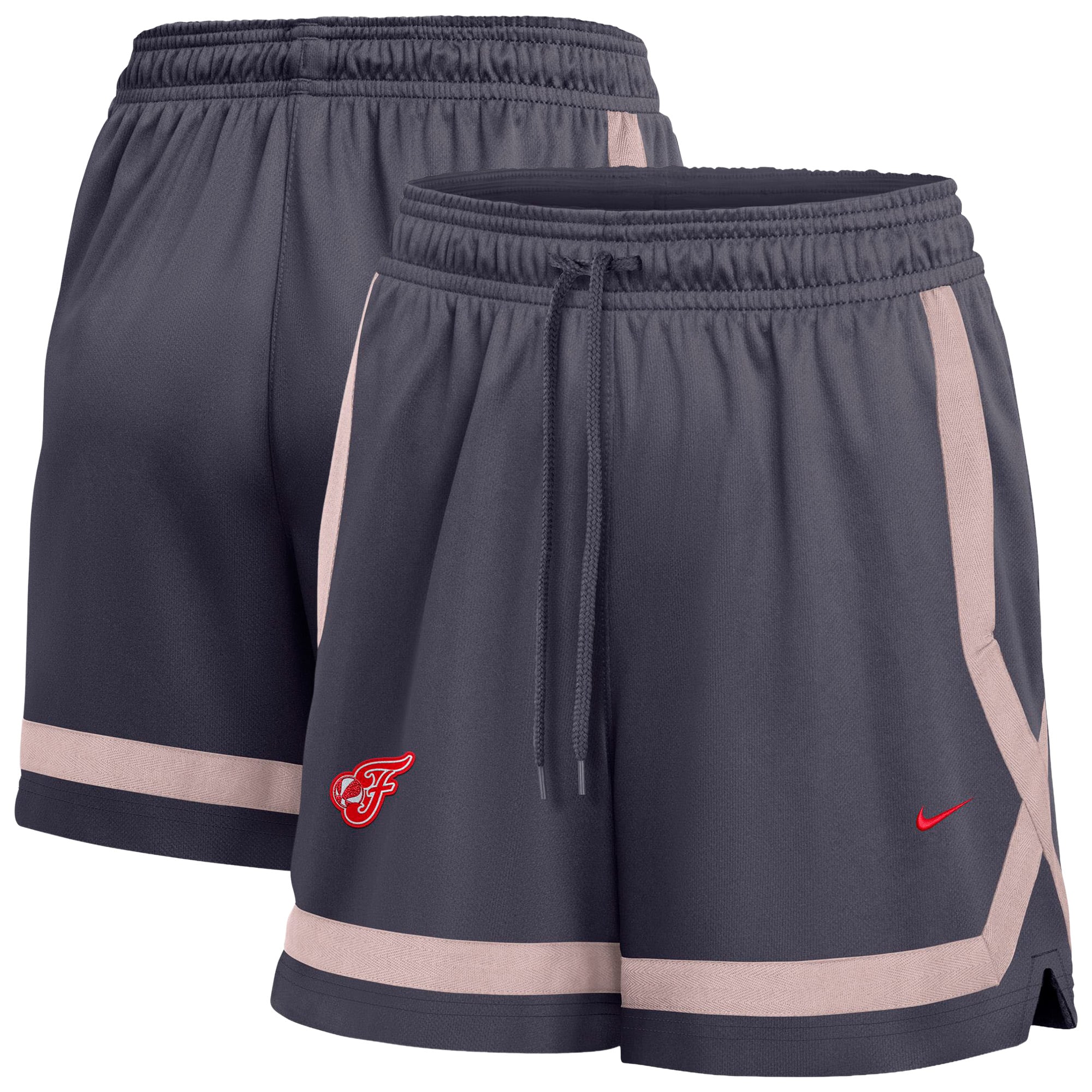Short en polaire Nike Studio Indiana Fever pour femme, couleur anthracite