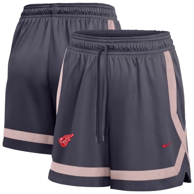 Short en molleton Nike Studio pour femme Indiana Fever - Gris anthracite